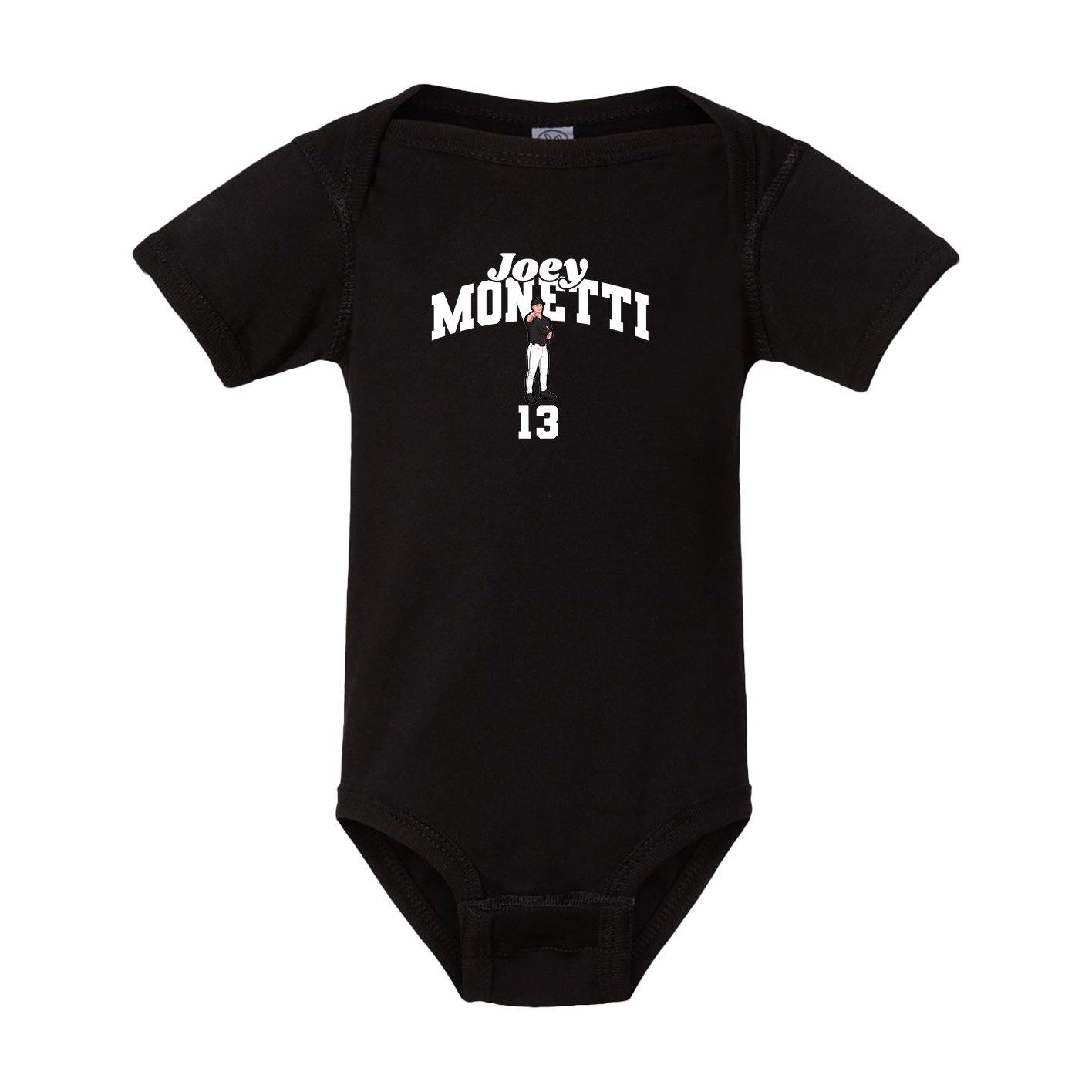 Baby Onesie — Signature Arch in Black