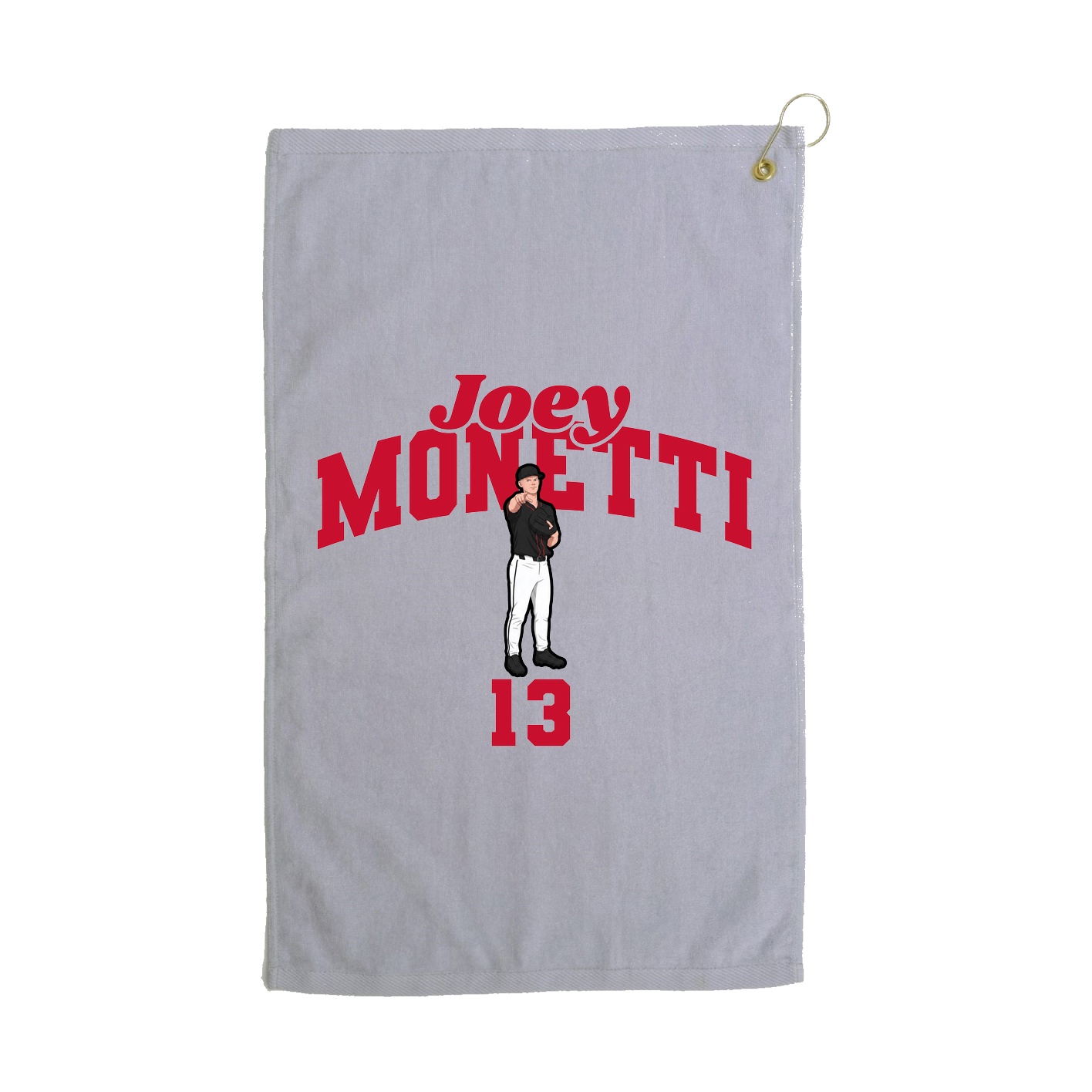 Golf Towel — Signature Arch in Grey