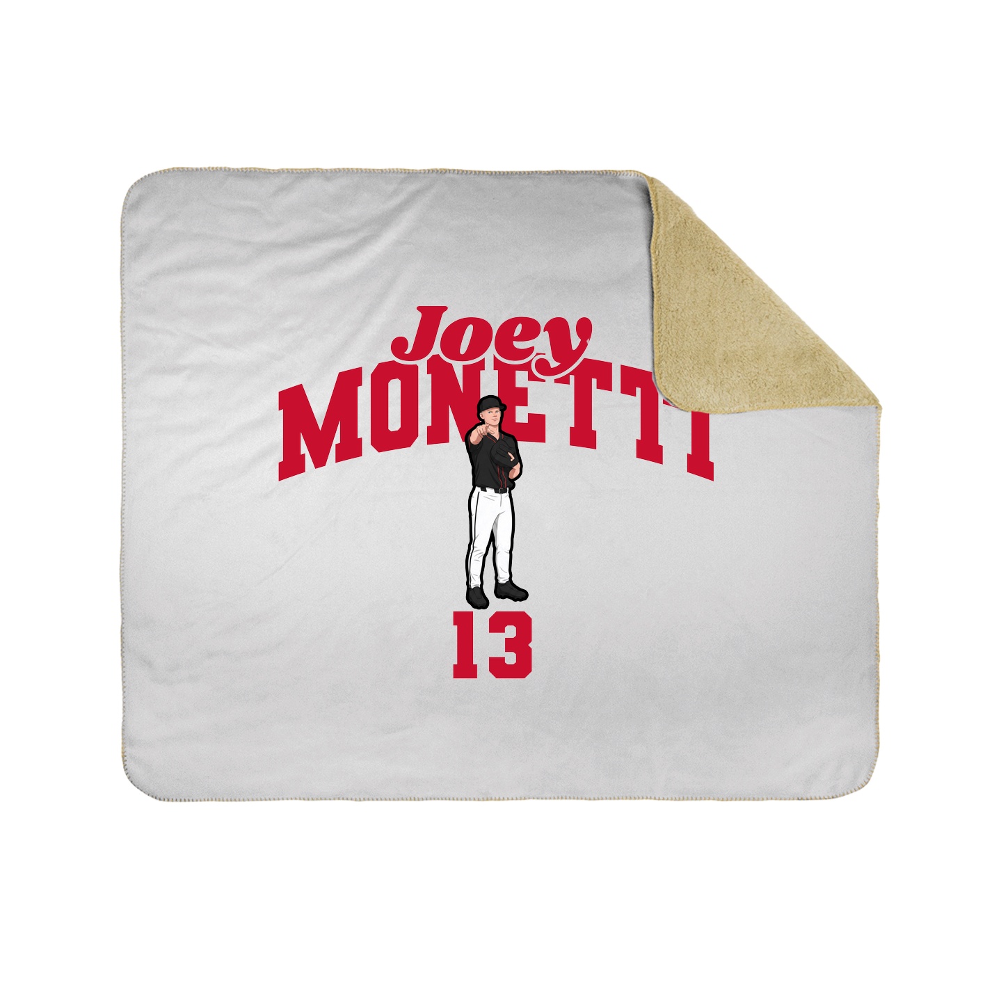 Throw Blanket — Signature Arch in White