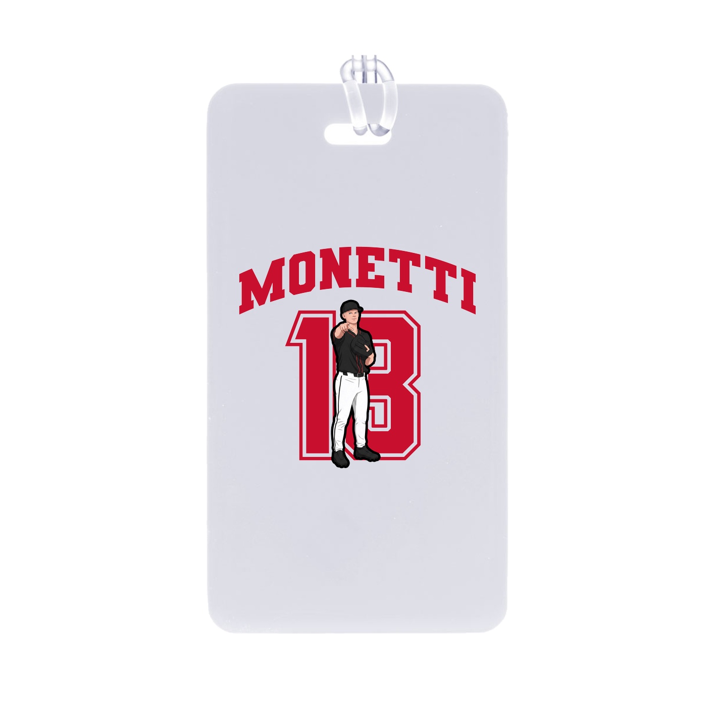Bag Tag — Number in Classic