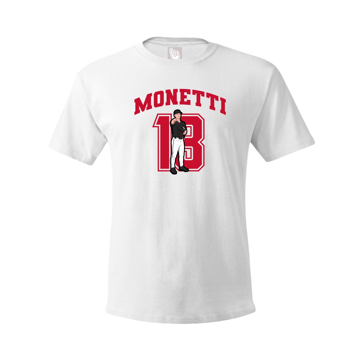 Tee — Number in White
