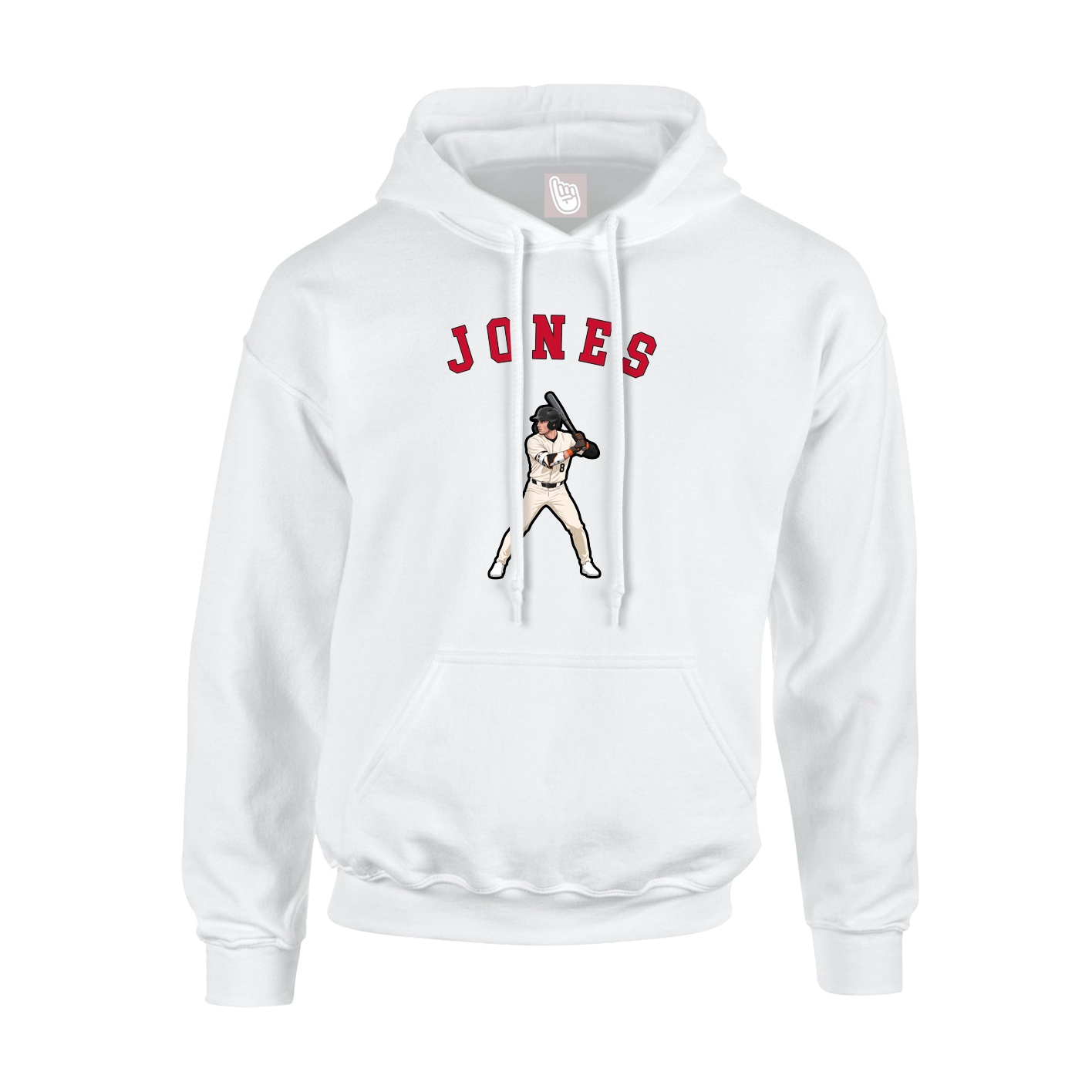 Youth Hoodie — Shirsey Arch in White