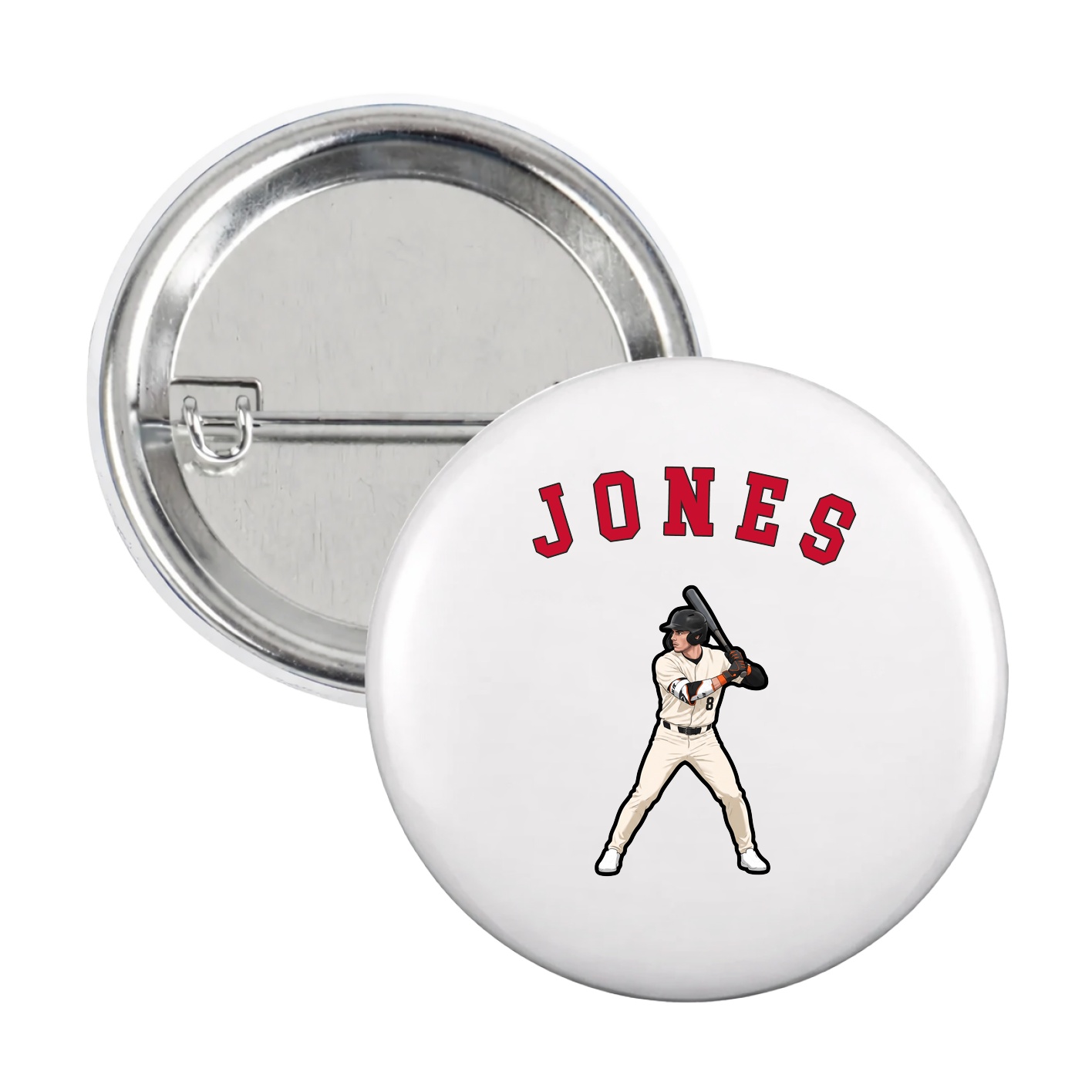 Game Day Button — Shirsey Arch in White