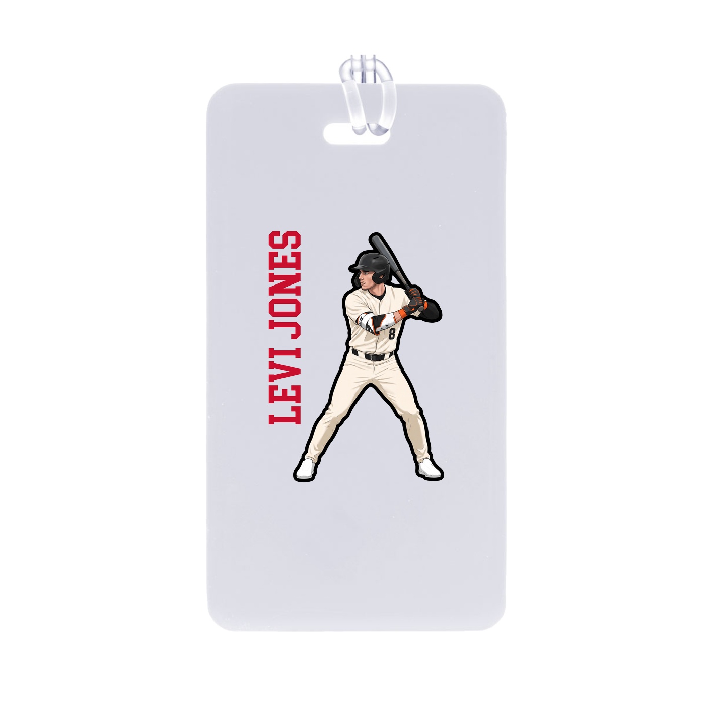 Bag Tag — Name Vertical in Classic