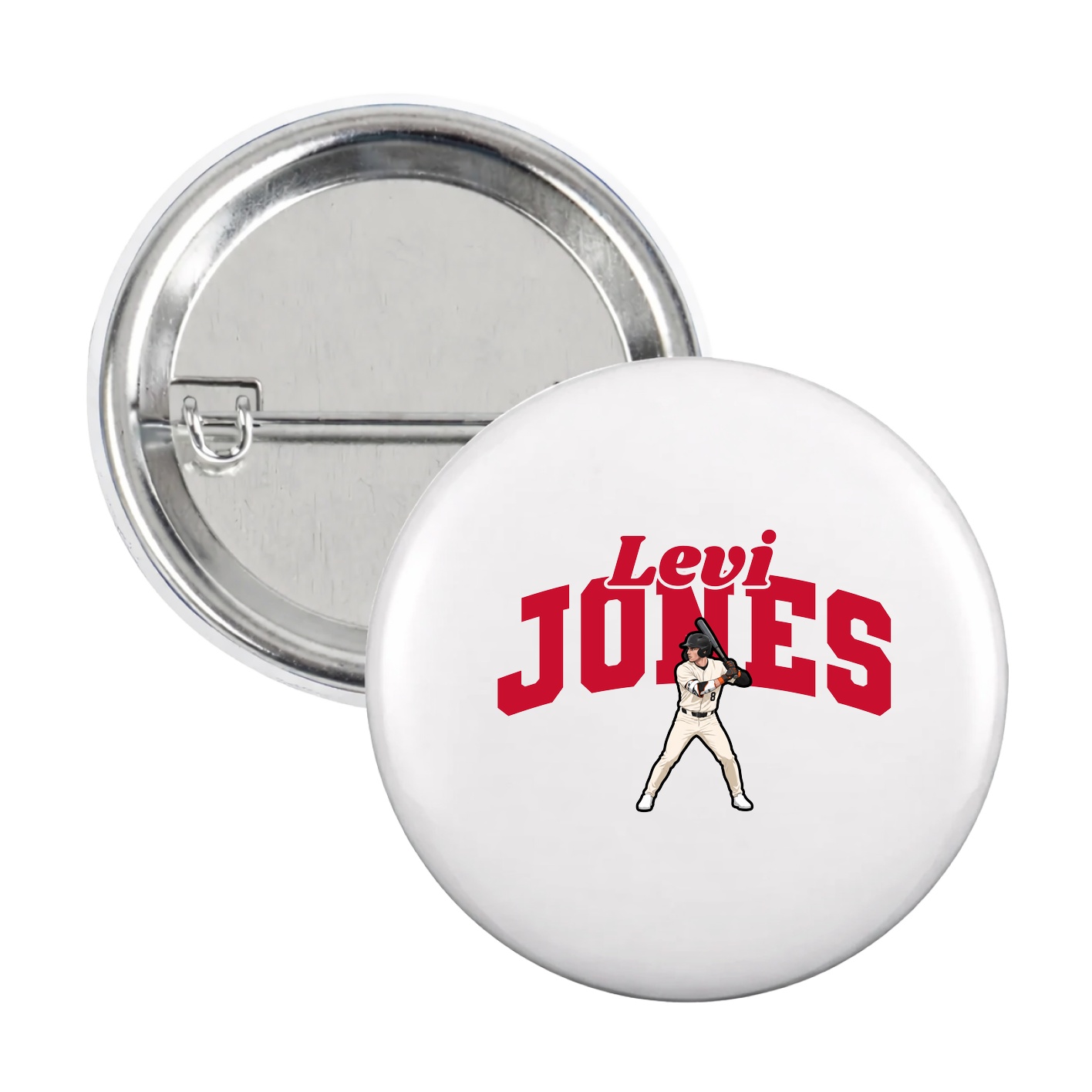 Game Day Button — Signature Arch in White