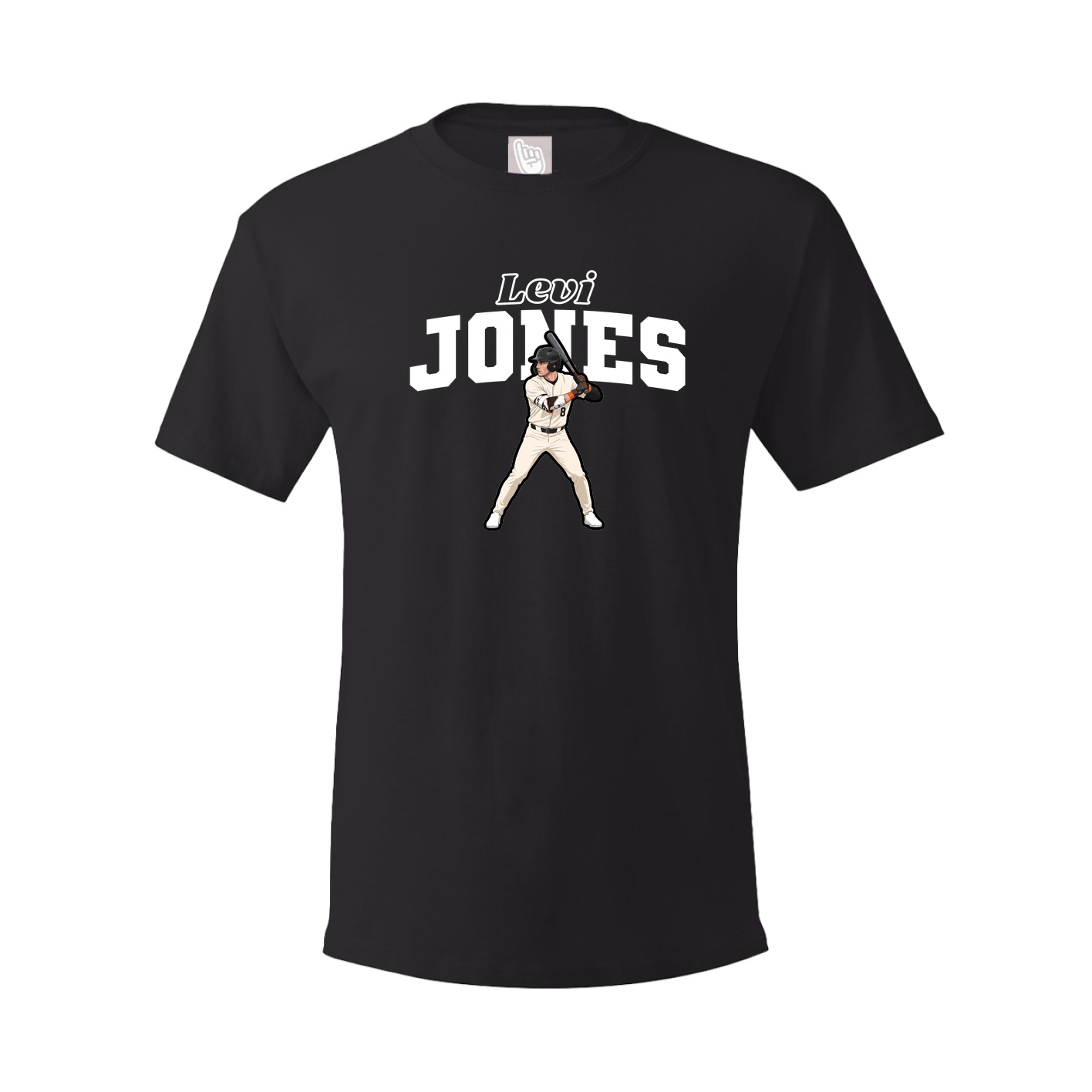 Youth Tee — Name Arch in Black