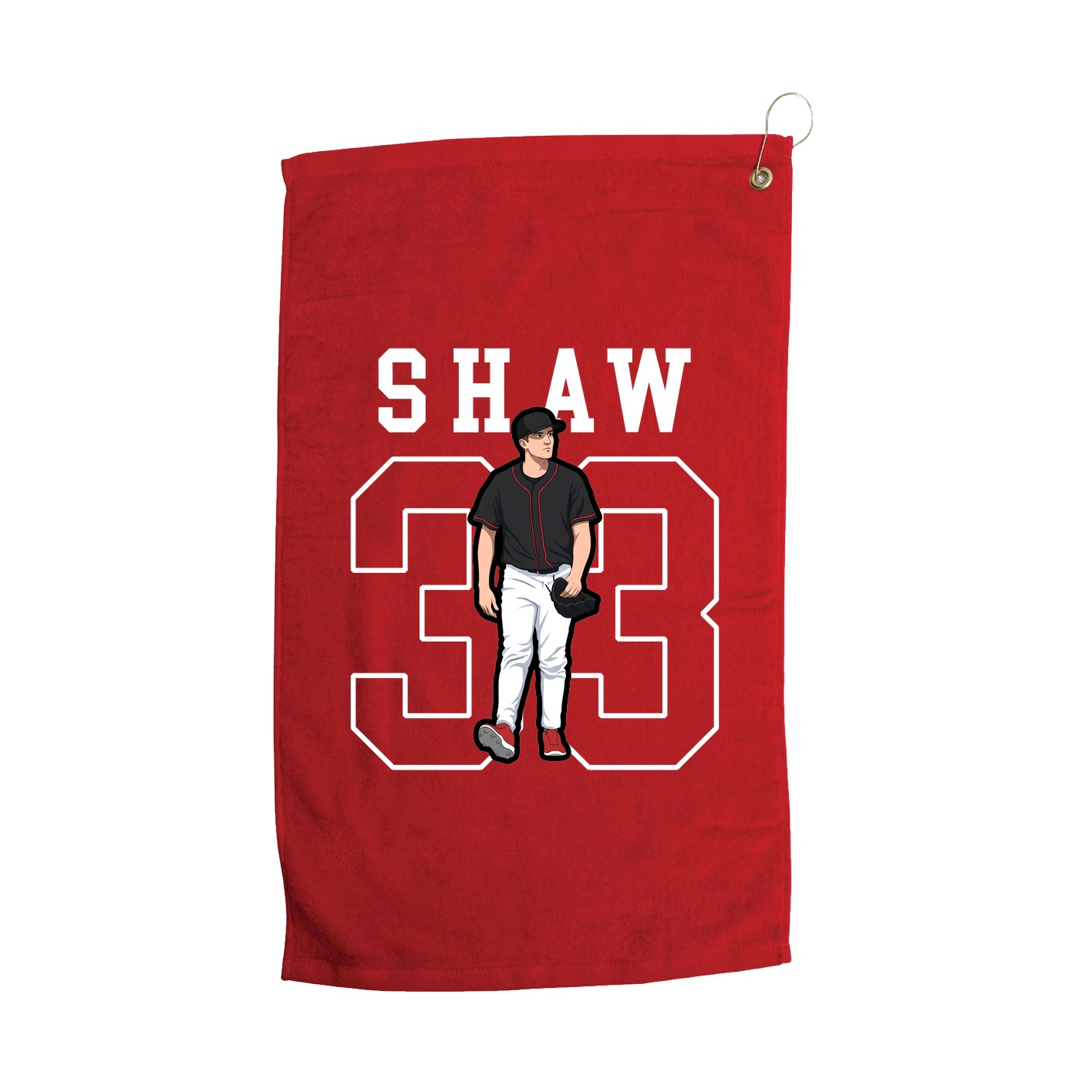 Golf Towel — Shirsey in Red