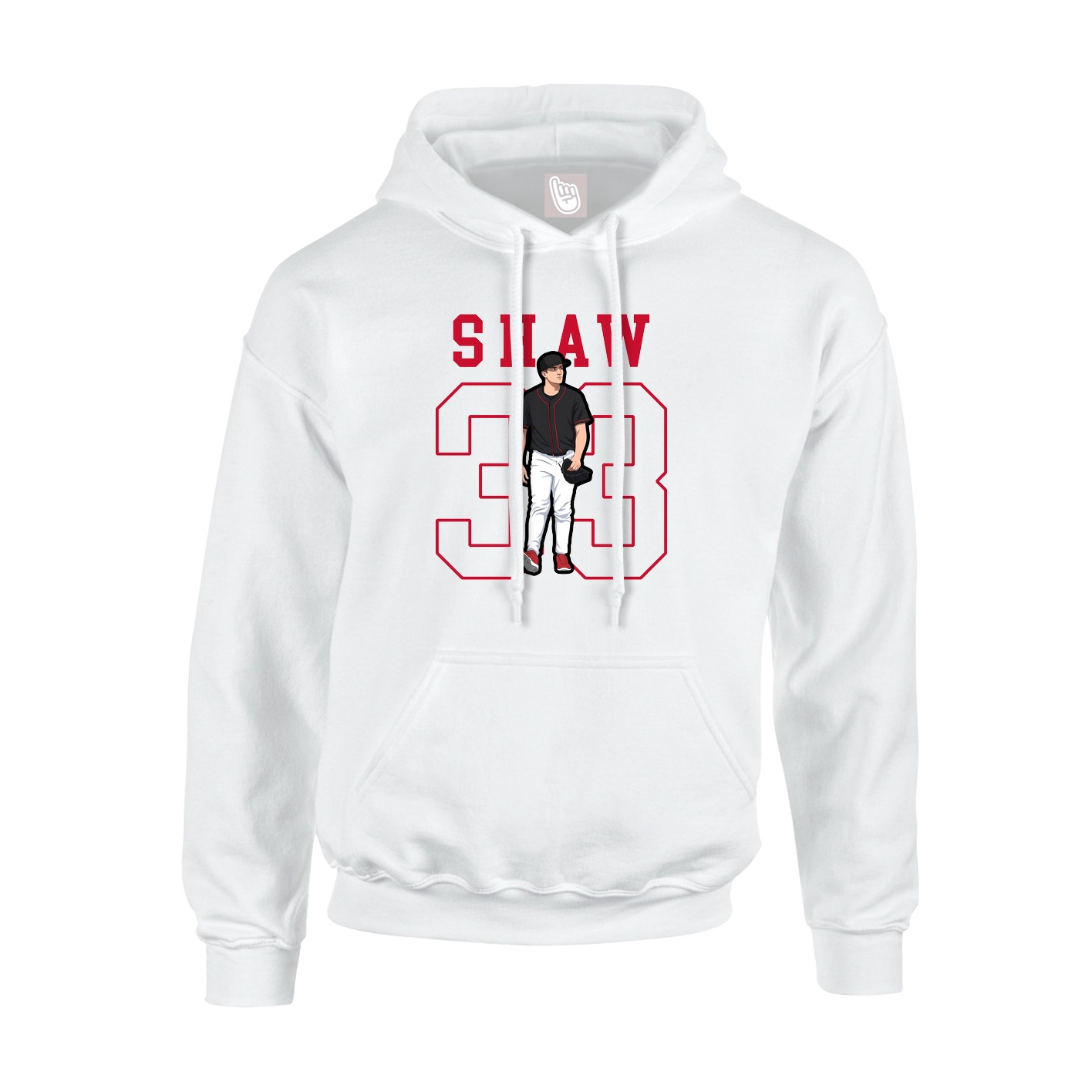Youth Hoodie — Shirsey in White