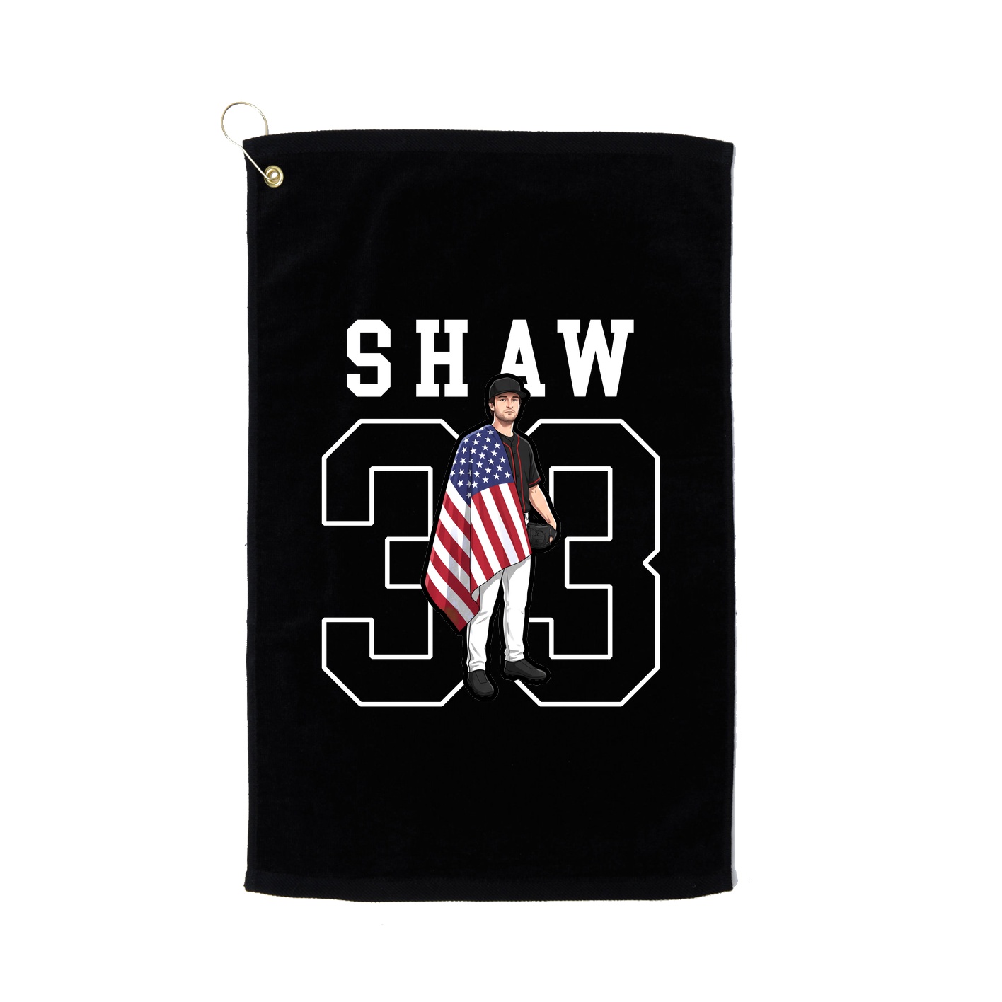 Golf Towel — Shirsey in Black