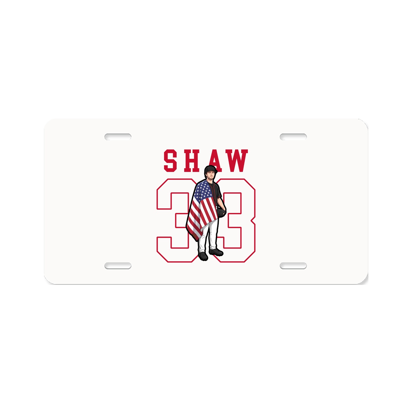 License Plate — Shirsey in Classic