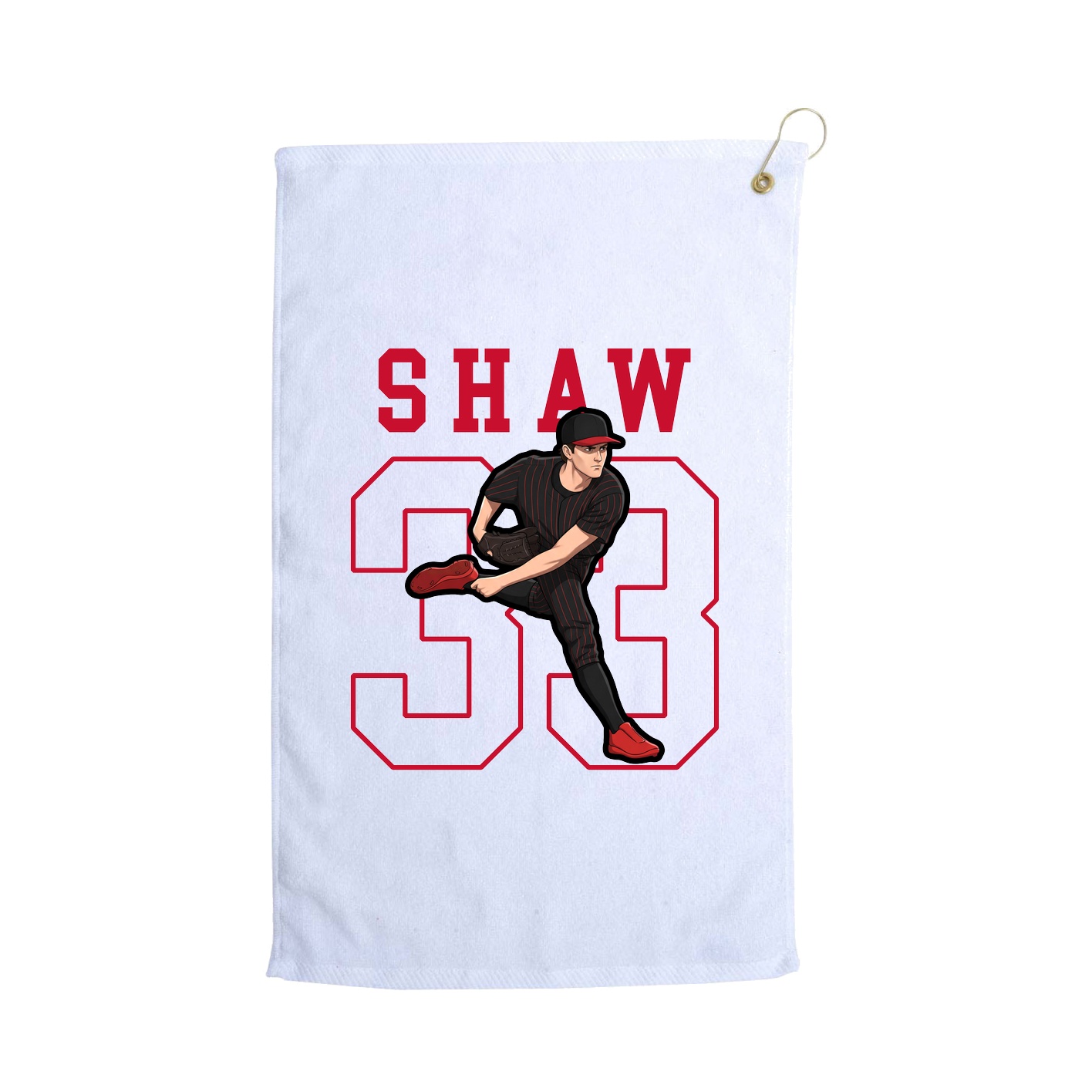 Golf Towel — Shirsey in White