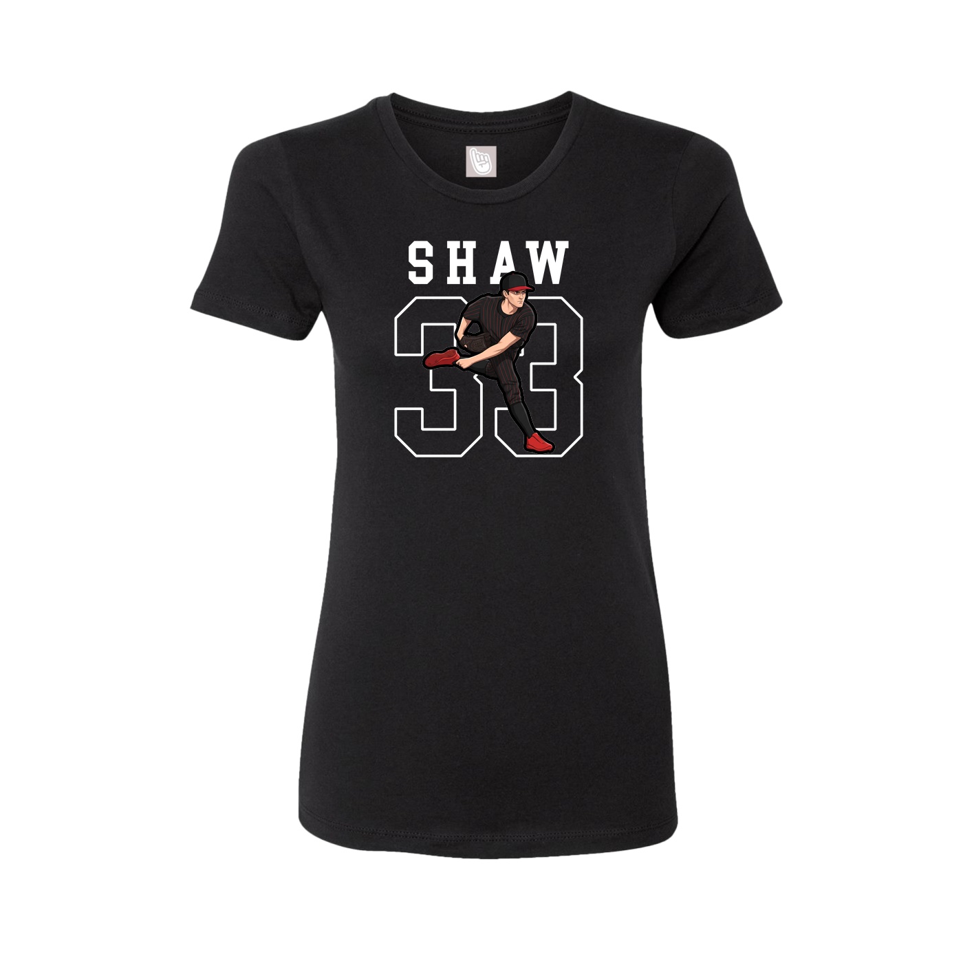 Fitted Women's Tee — Shirsey in Black
