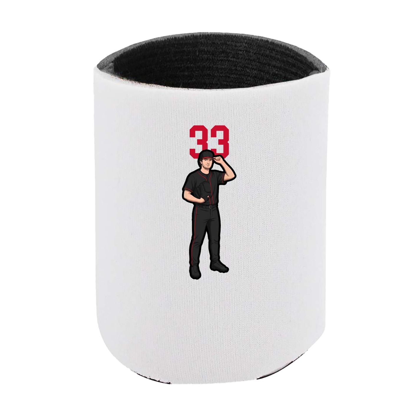 Can Holder — Number Top in White