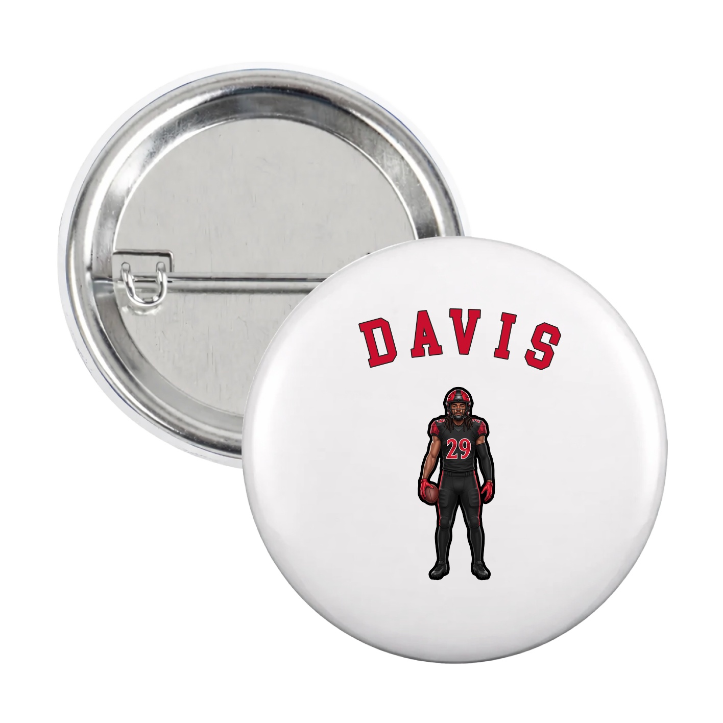 Game Day Button — Shirsey Arch in White