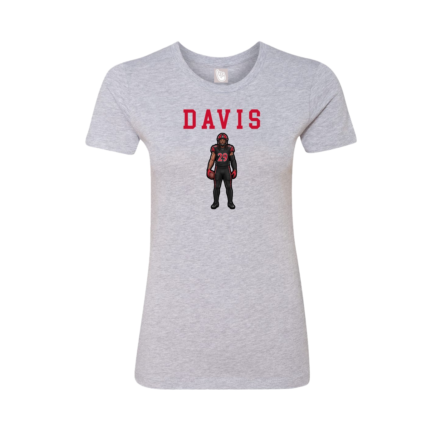 Fitted Women's Tee — Shirsey in Grey