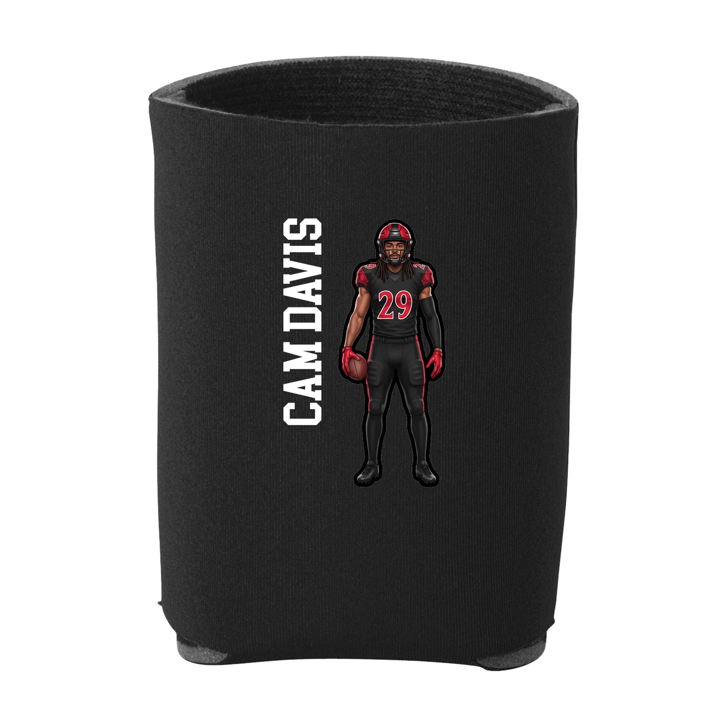 Can Holder — Name Vertical in Black