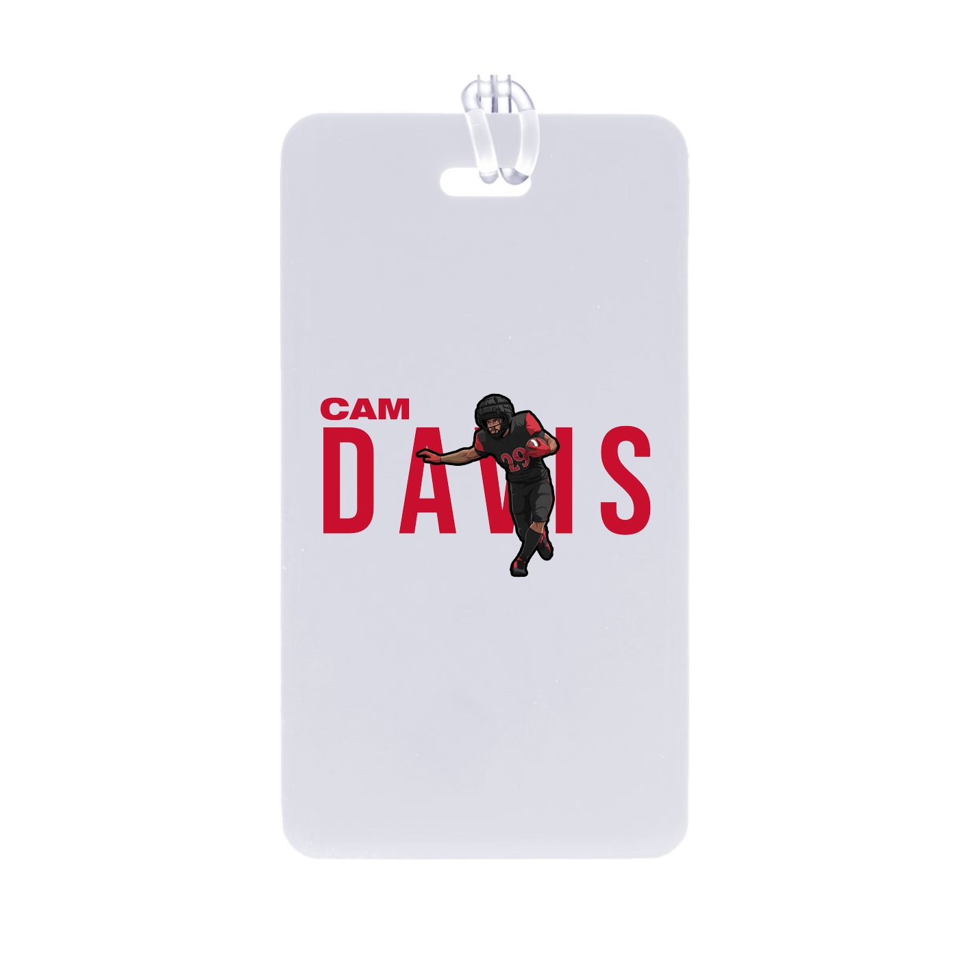Bag Tag — Player Name in Classic
