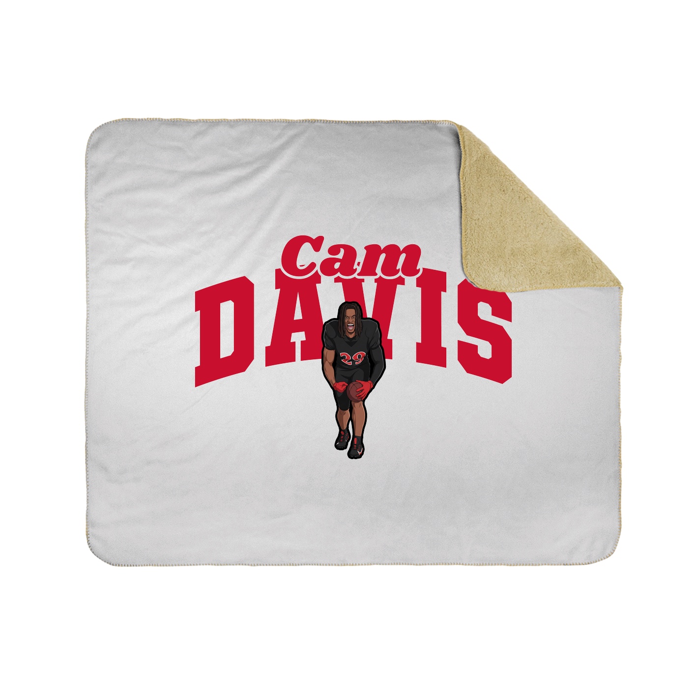 Throw Blanket — Signature Arch in White