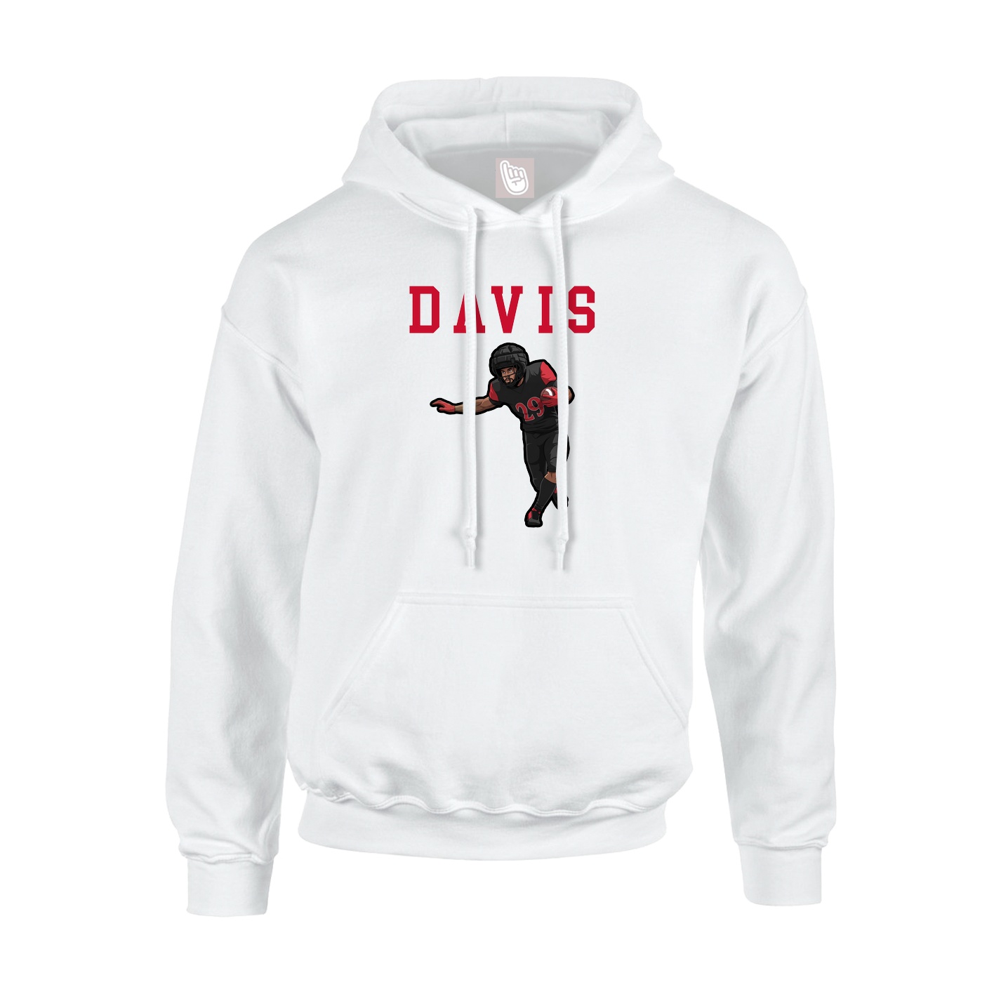Hoodie — Shirsey in White