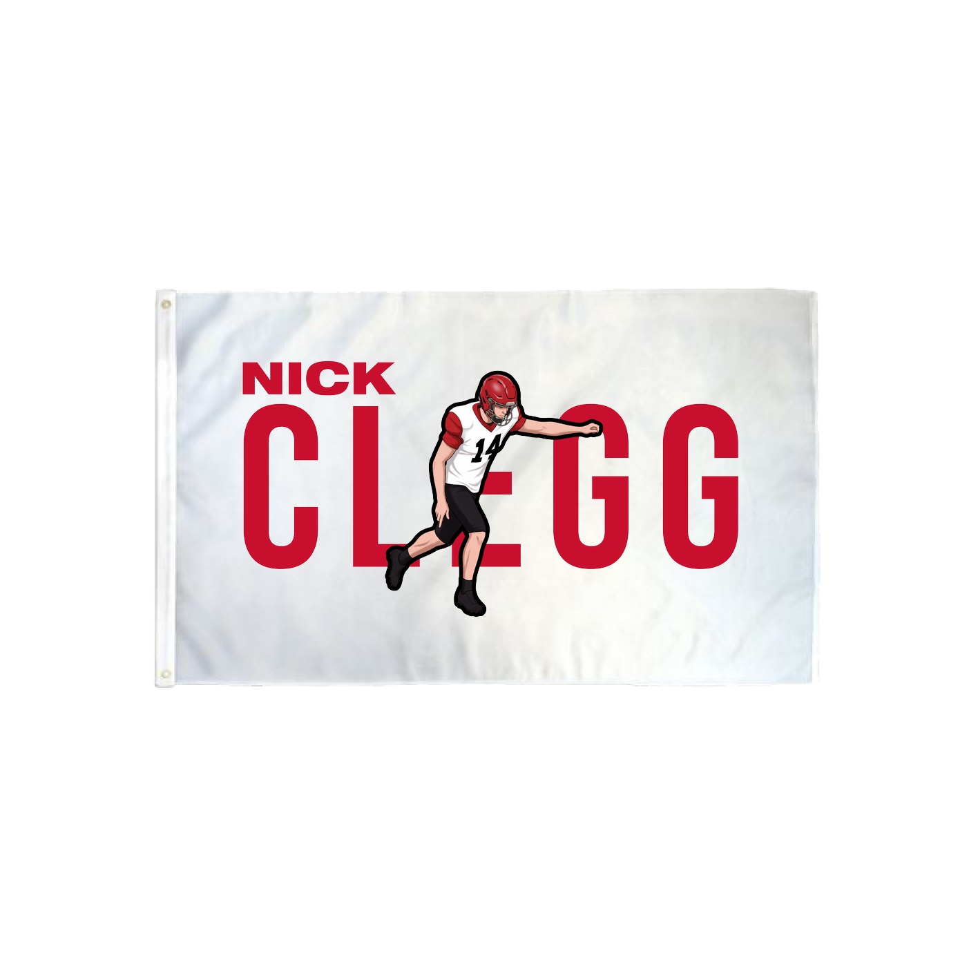 3x5 Flag — Player Name in Classic