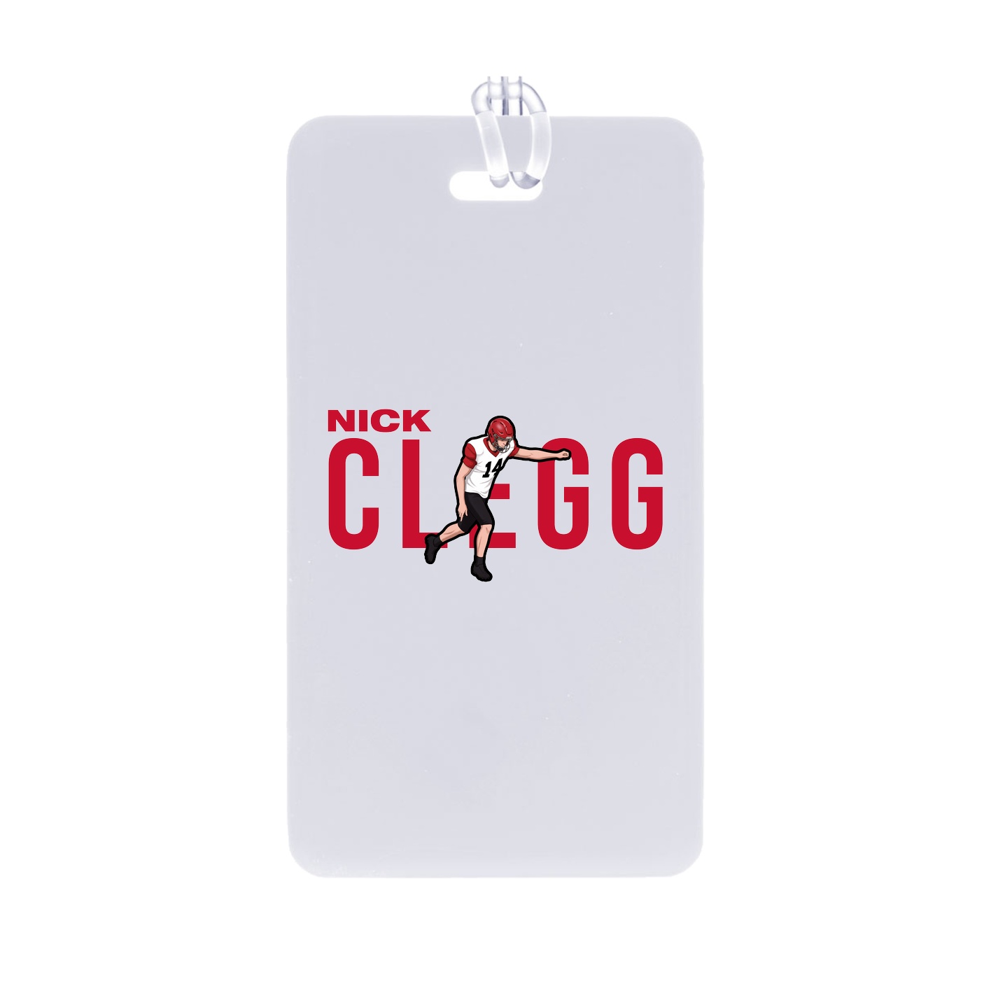 Bag Tag — Player Name in Classic