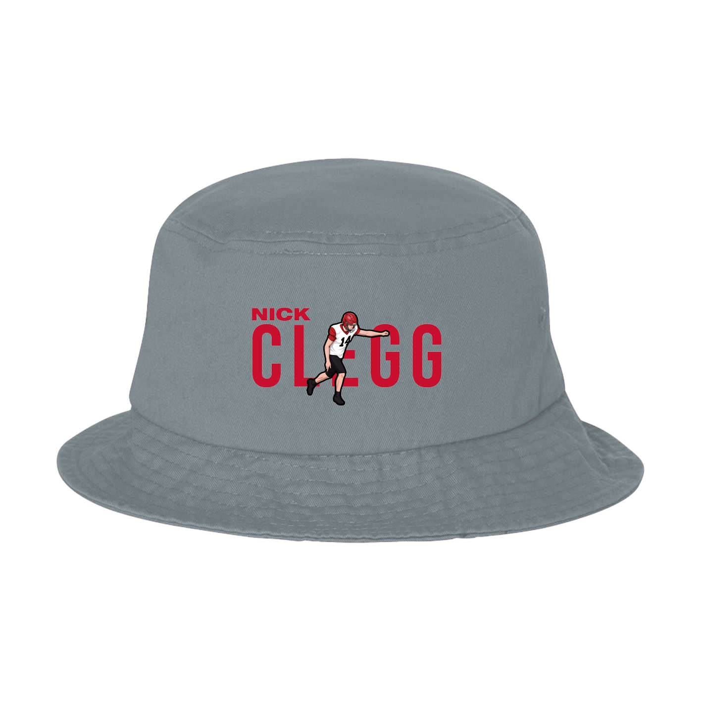 Bucket Cap — Player Name in Grey