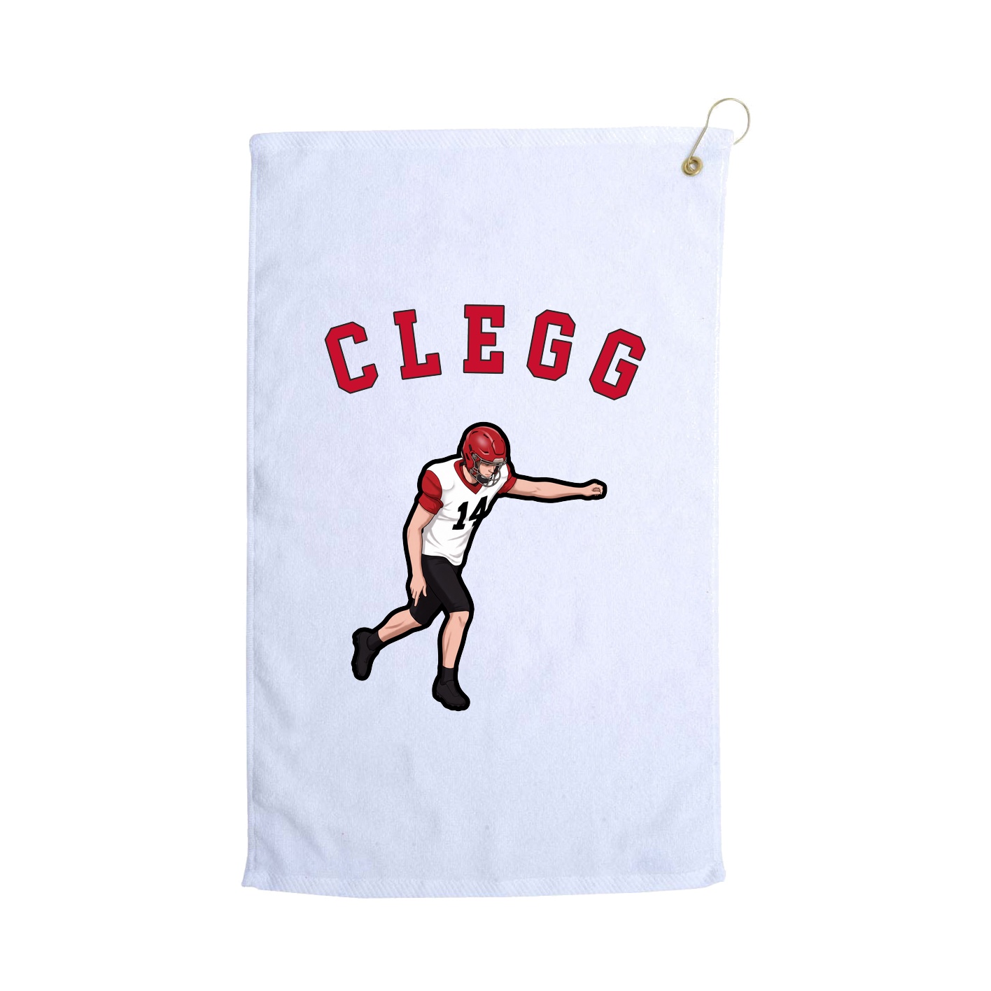 Golf Towel — Shirsey Arch in White
