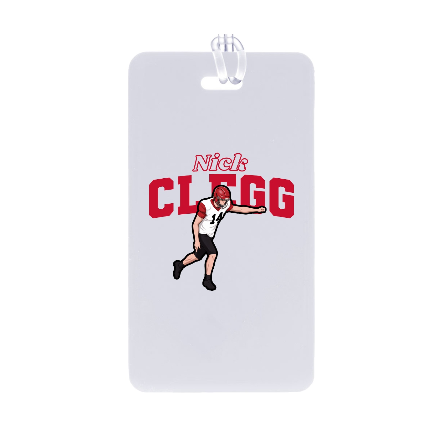 Bag Tag — Name Arch in Classic