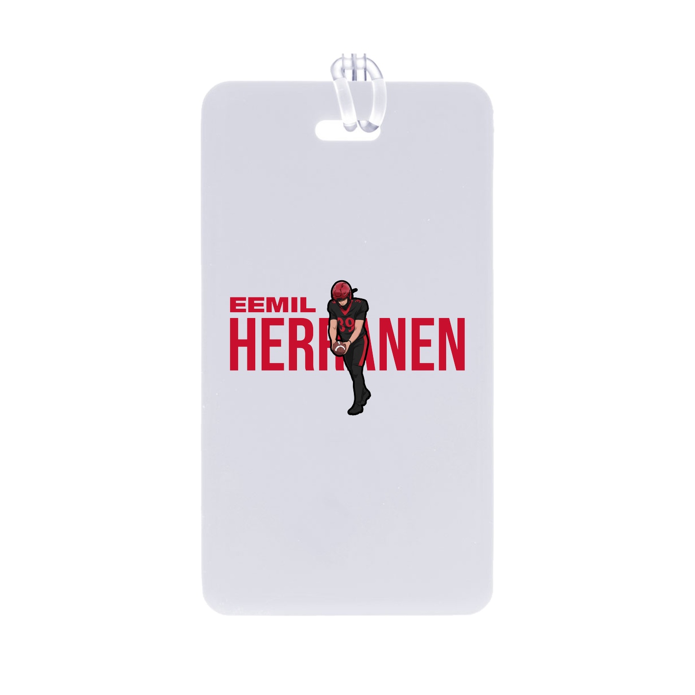 Bag Tag — Player Name in Classic