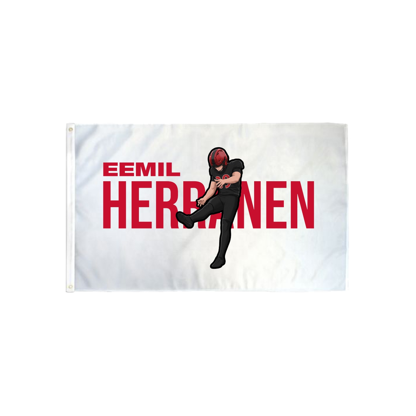 3x5 Flag — Player Name in Classic