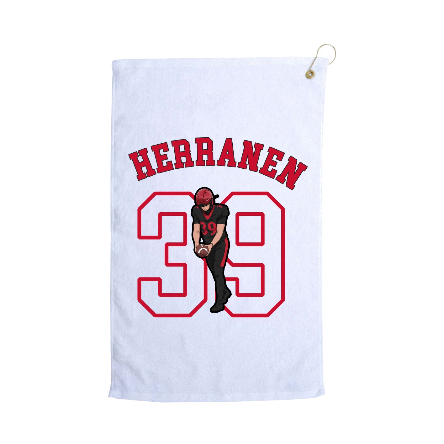 Golf Towel — Shirsey Arch in White