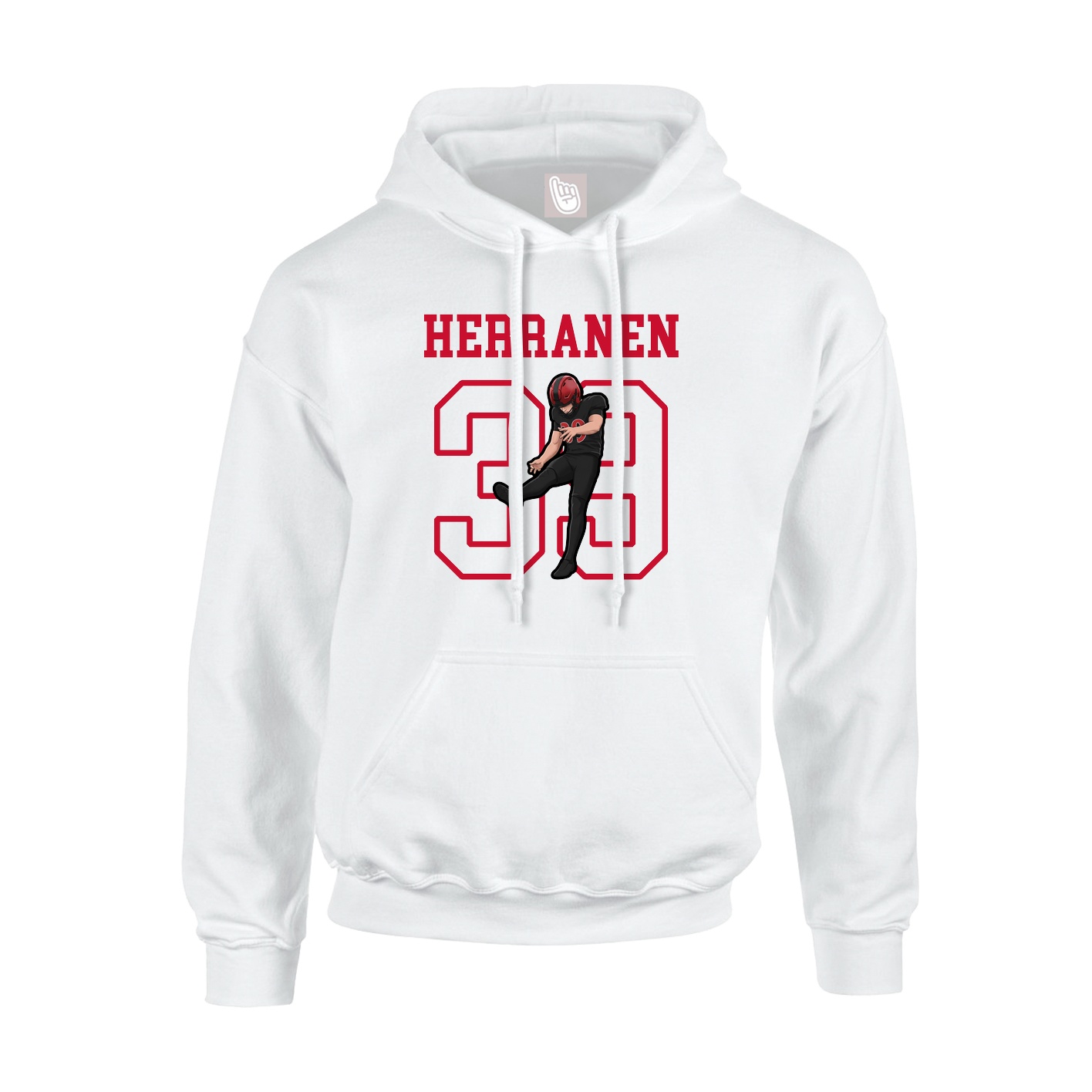 Youth Hoodie — Shirsey in White