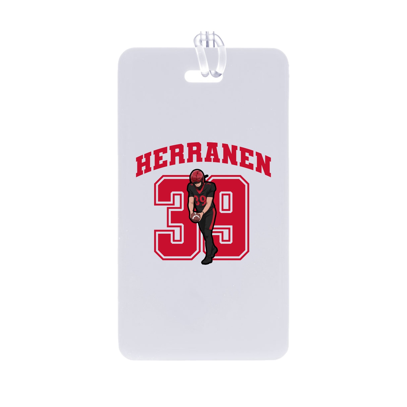 Bag Tag — Number in Classic