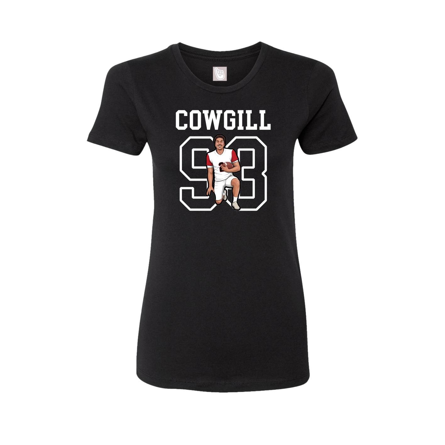 Fitted Women's Tee — Shirsey in Black