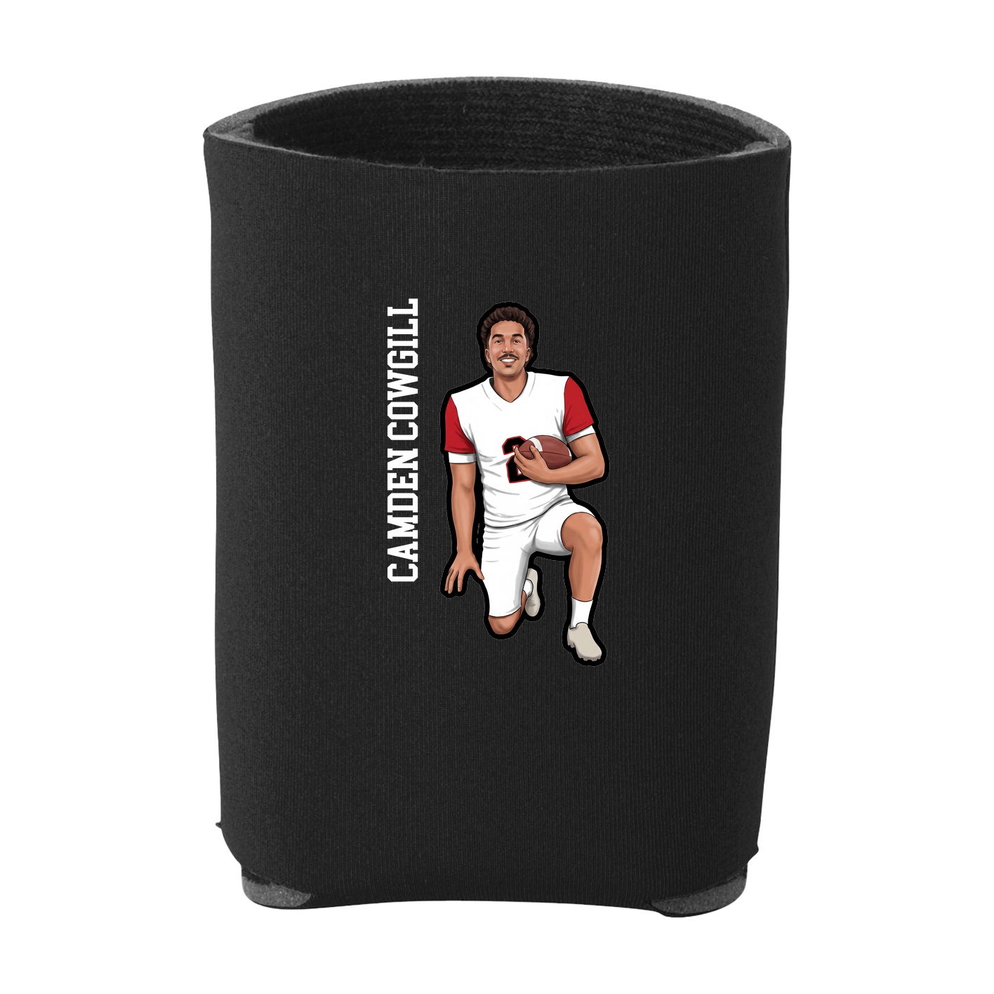 Can Holder — Name Vertical in Black