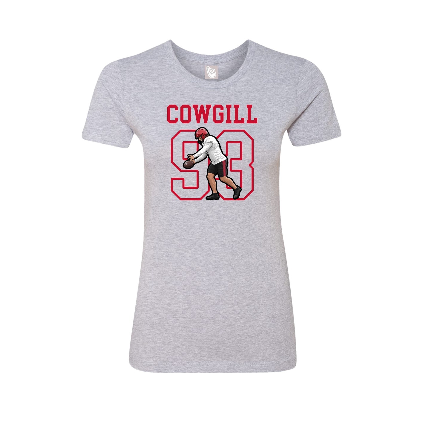 Fitted Women's Tee — Shirsey in Grey