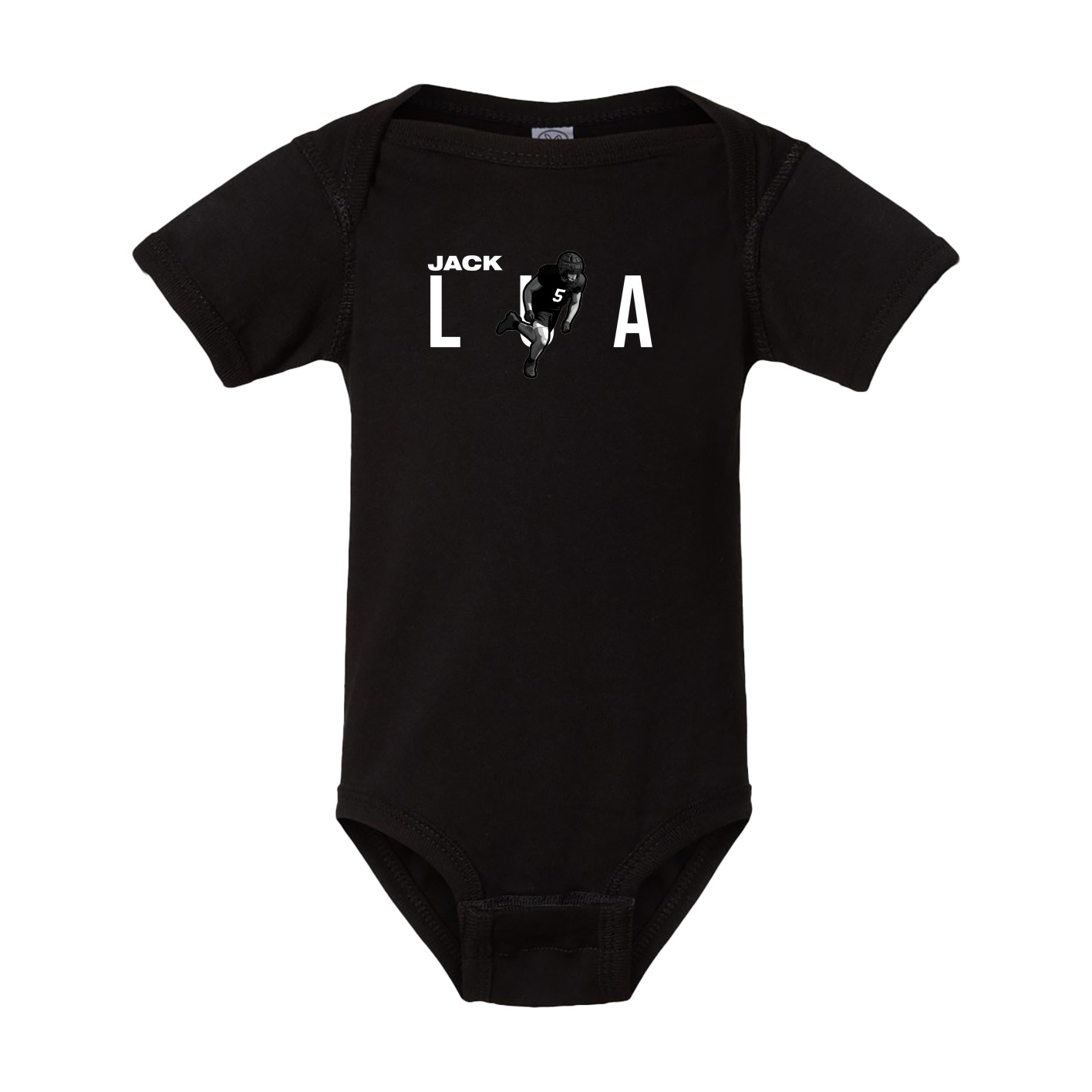 Baby Onesie — Player Name in Black