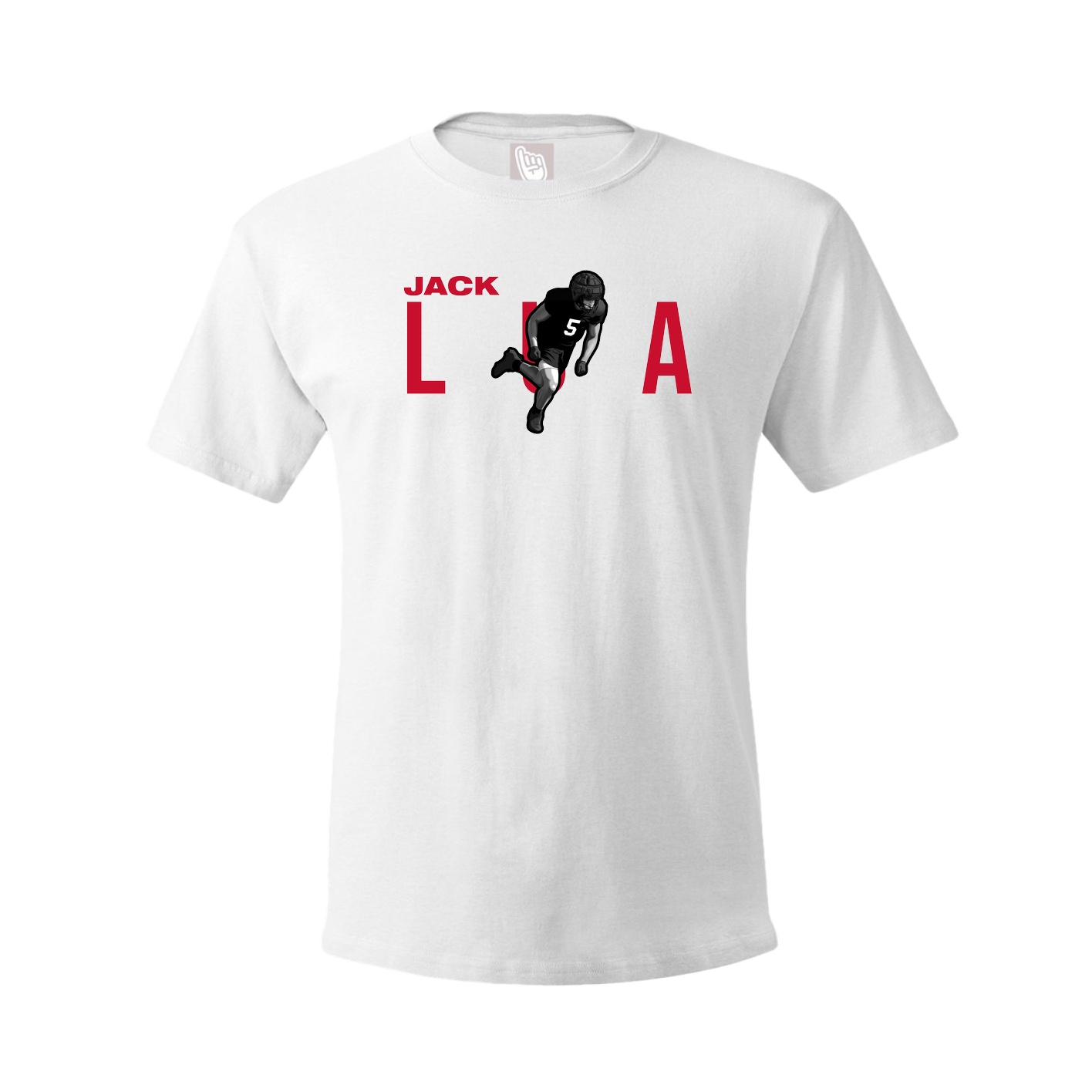 Youth Tee — Player Name in White