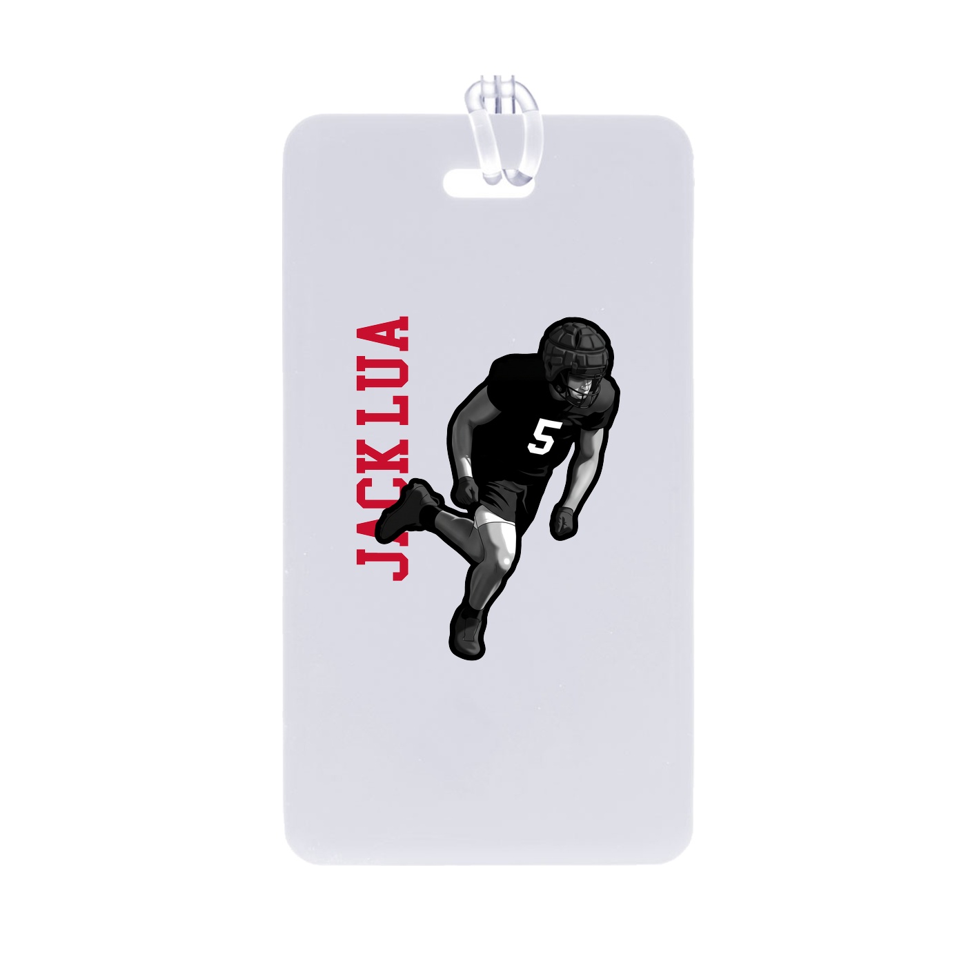 Bag Tag — Name Vertical in Classic