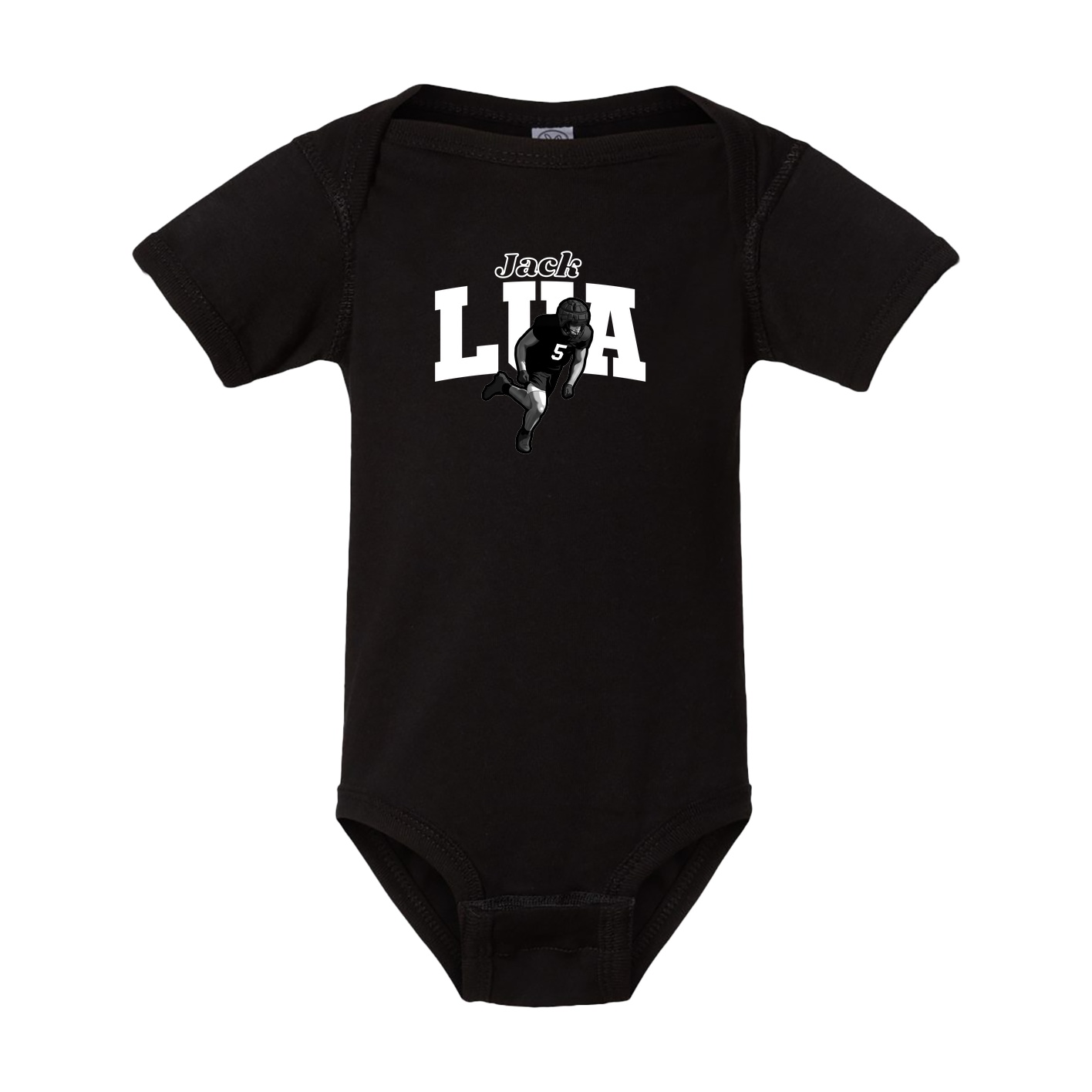 Baby Onesie — Name Arch in Black