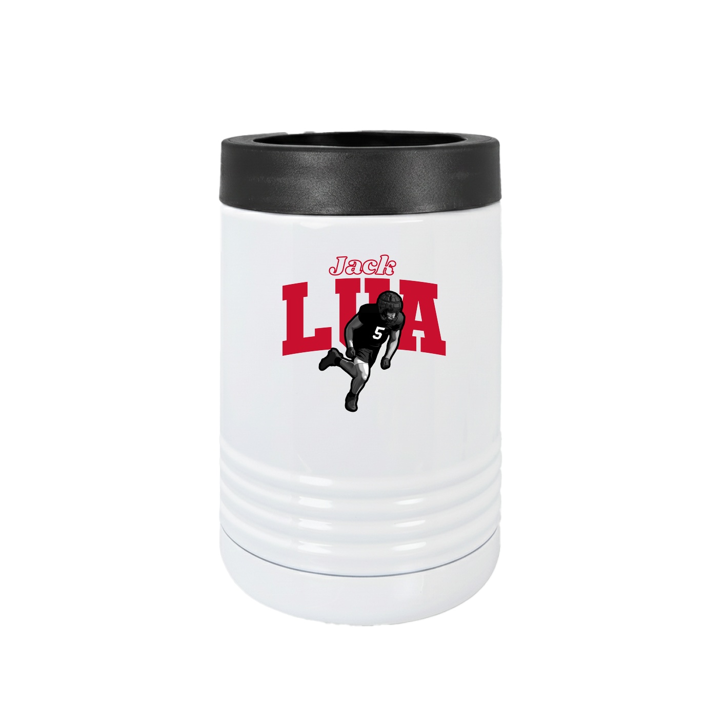 Beverage Holder — Name Arch in White