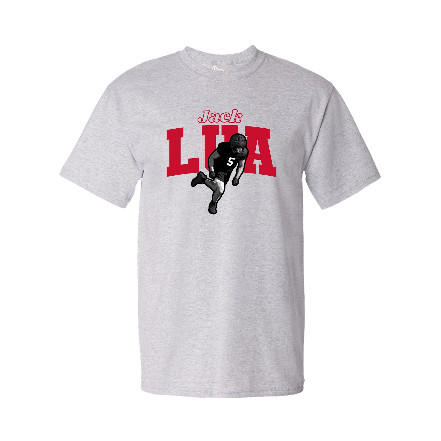 Tee — Name Arch in Grey