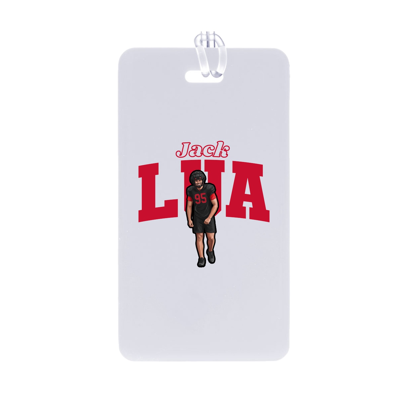 Bag Tag — Name Arch in Classic