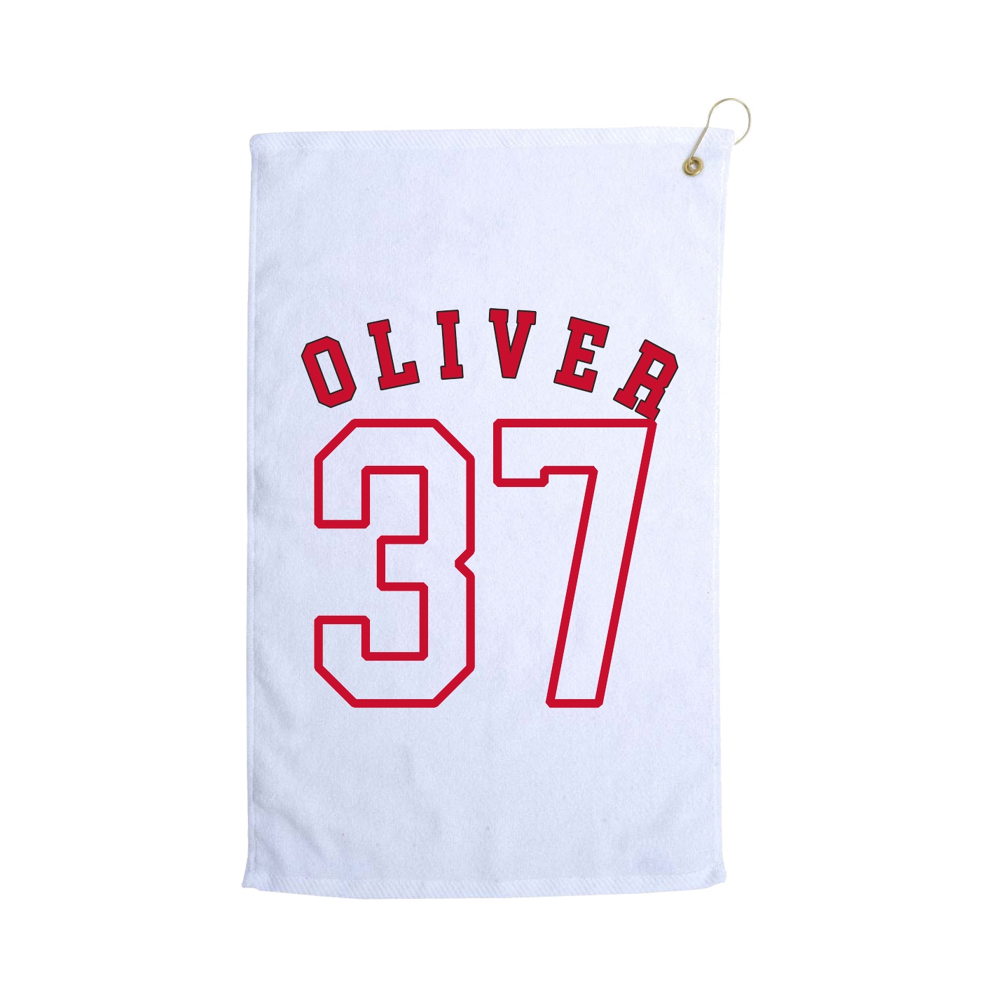 Golf Towel — Shirsey Arch in White