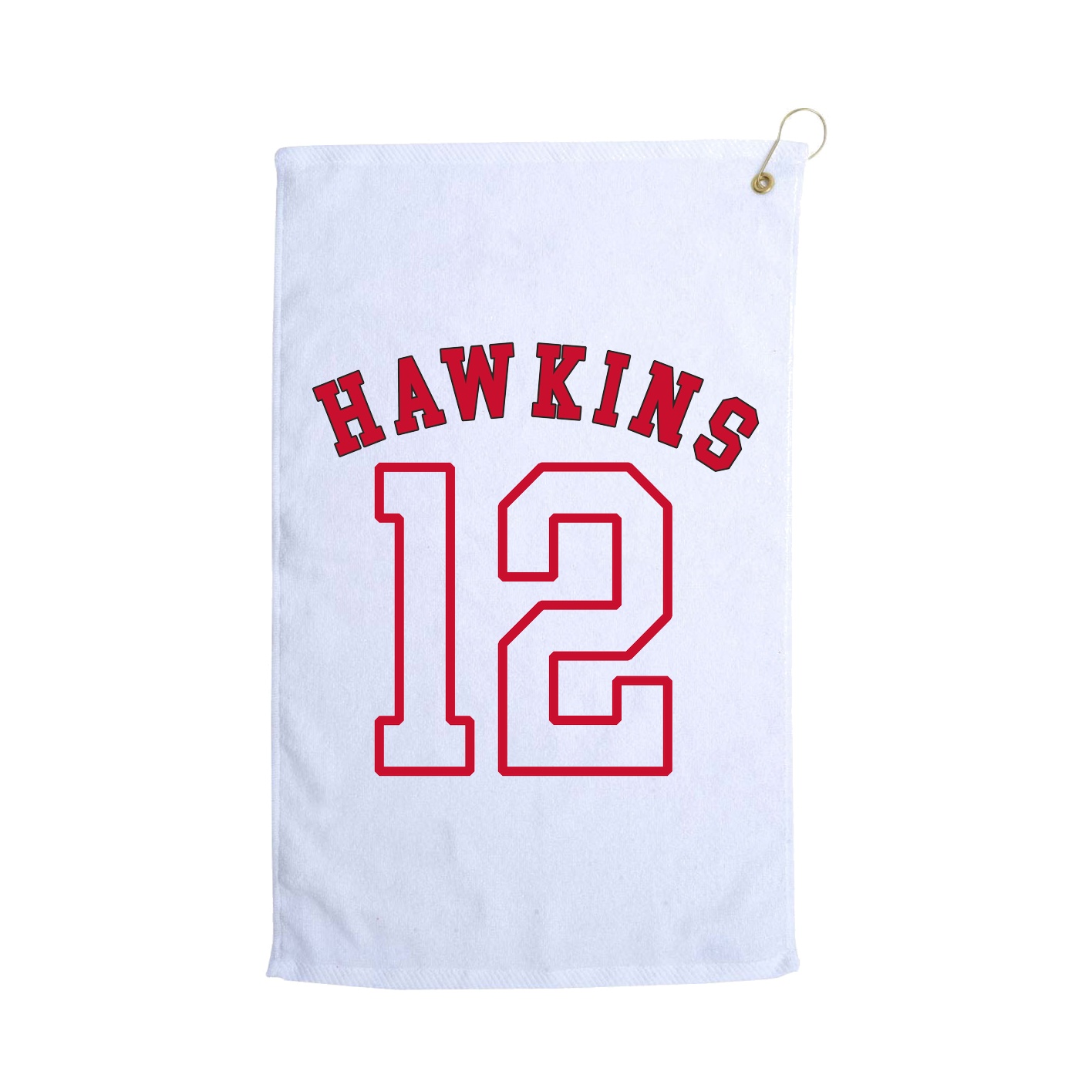 Golf Towel — Shirsey Arch in White