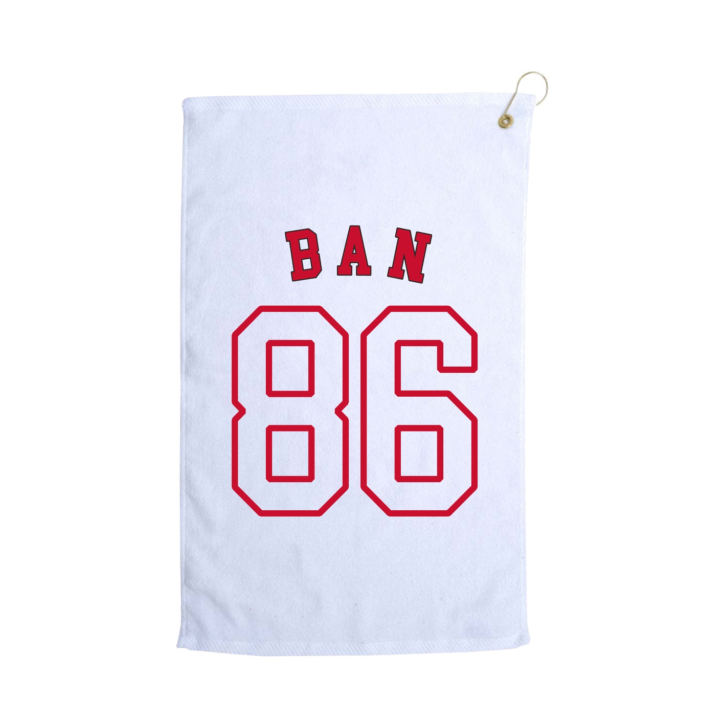 Golf Towel — Shirsey Arch in White