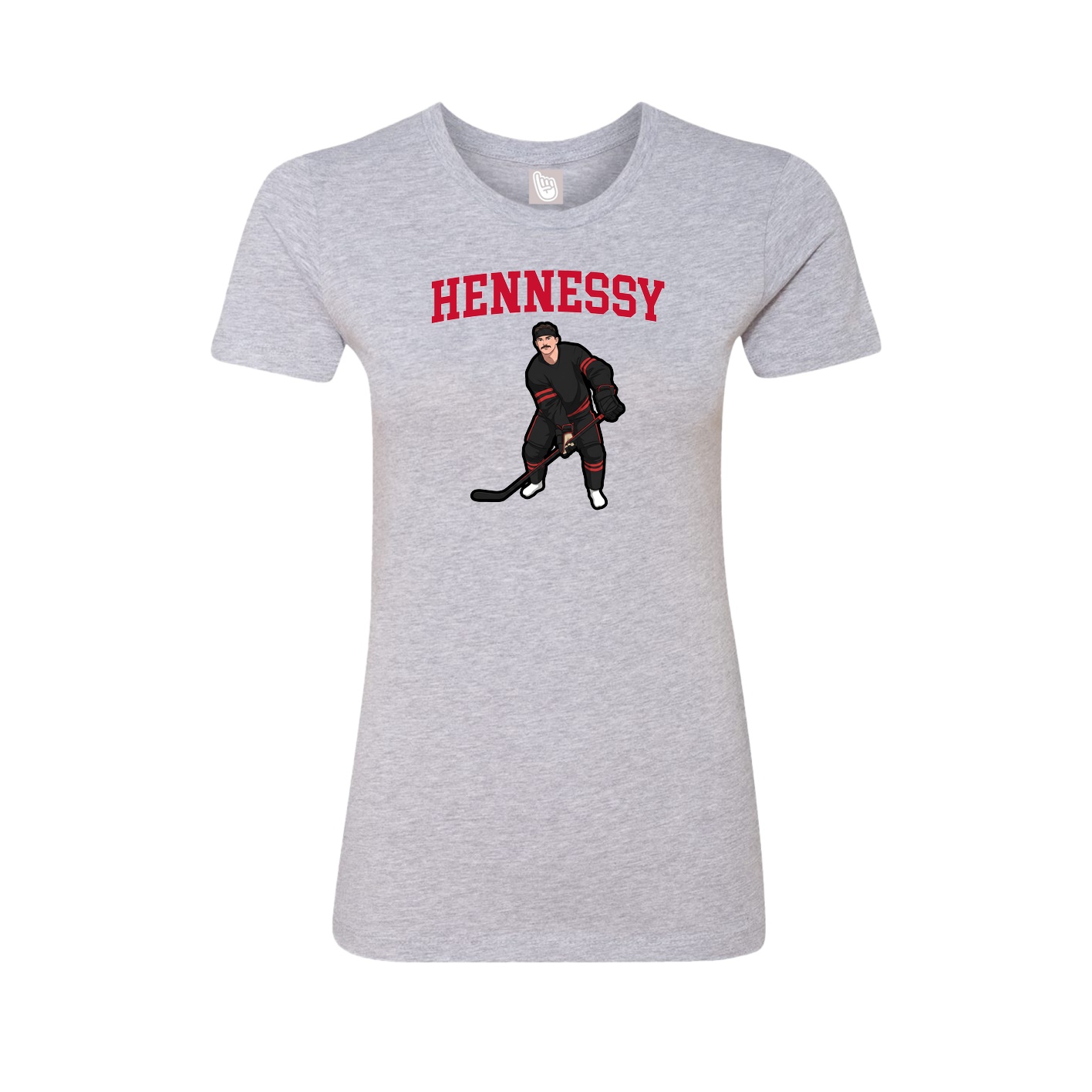 Fitted Women's Tee — Shirsey in Grey