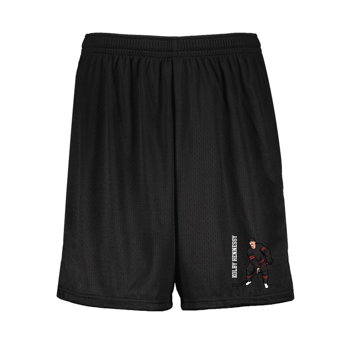 Shorts — Name Vertical in Black