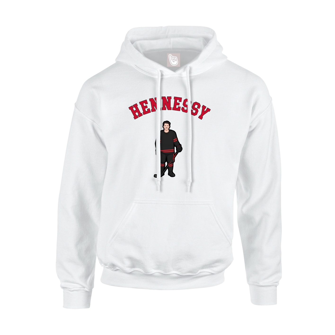 Youth Hoodie — Shirsey Arch in White