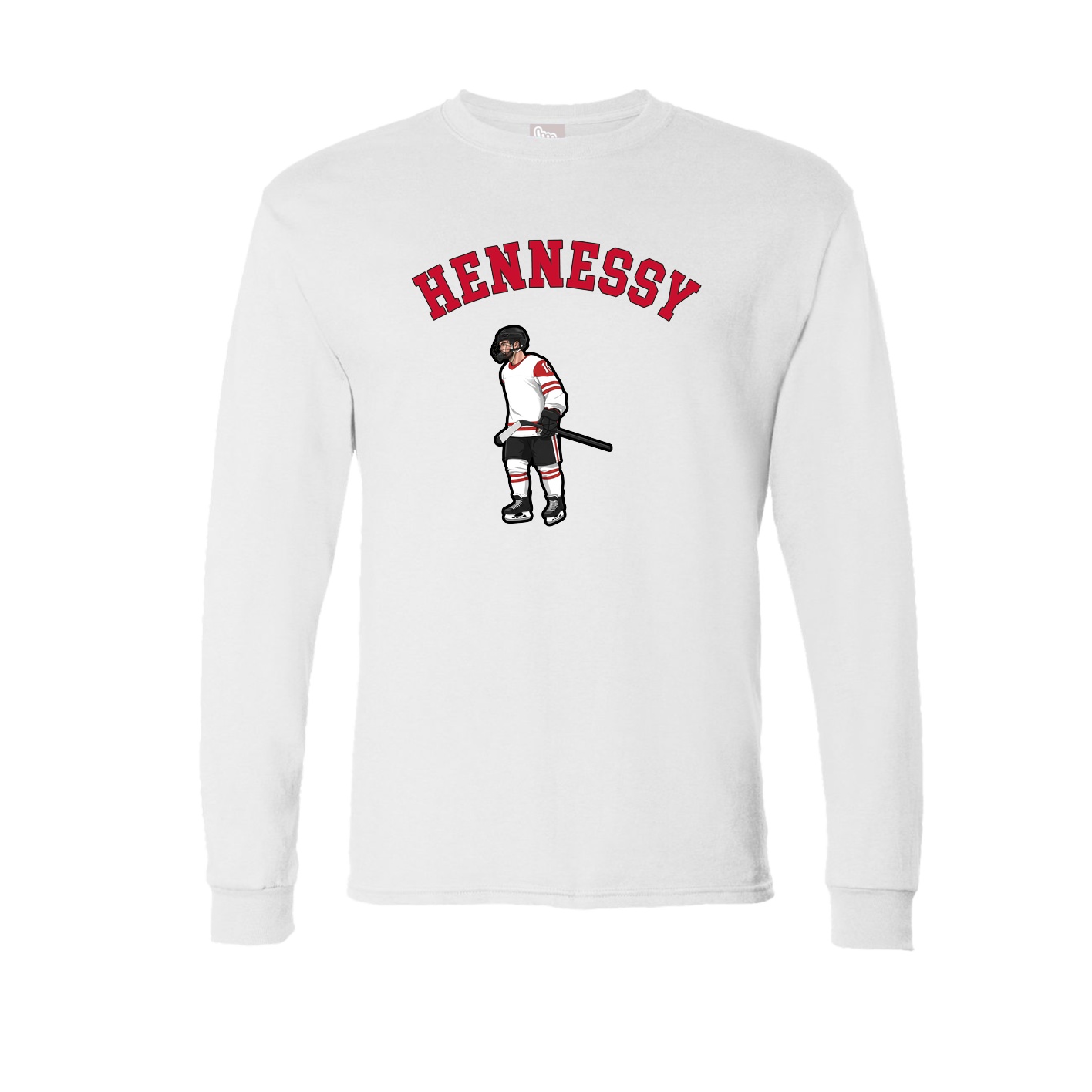 Long Sleeve Tee — Shirsey Arch in White